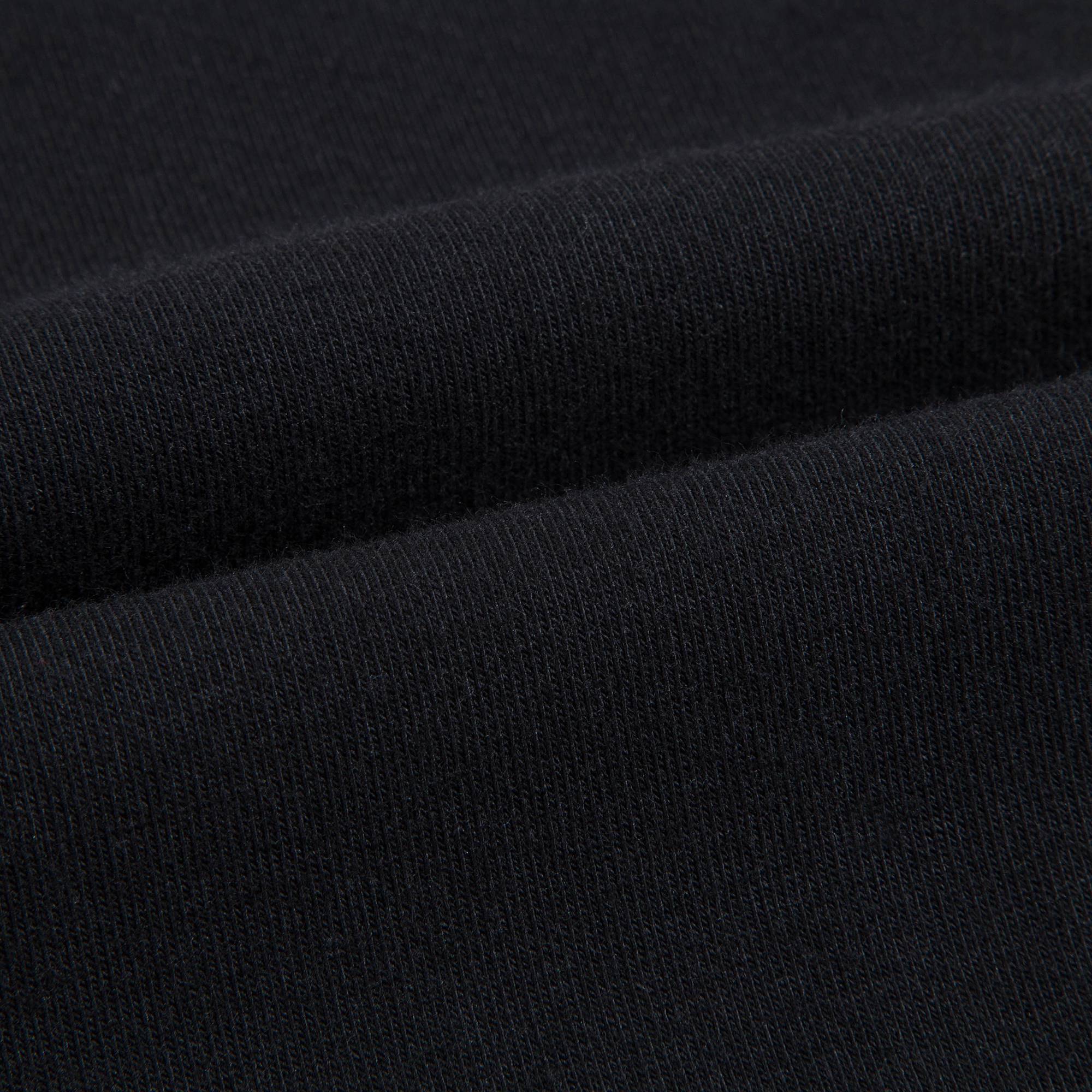 Girls Black Logo Cotton T-shirt