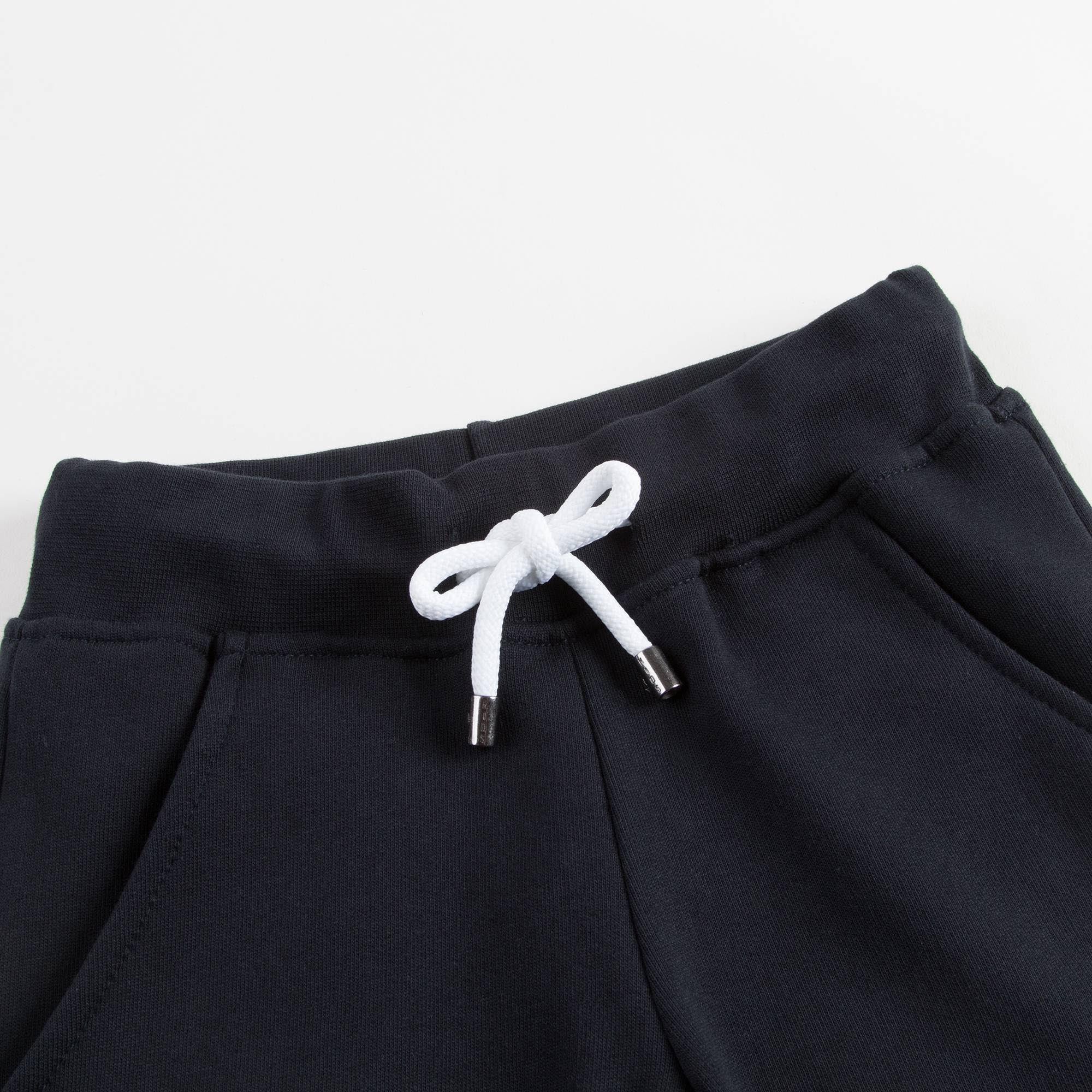 Boys Navy Blue Jersey Shorts