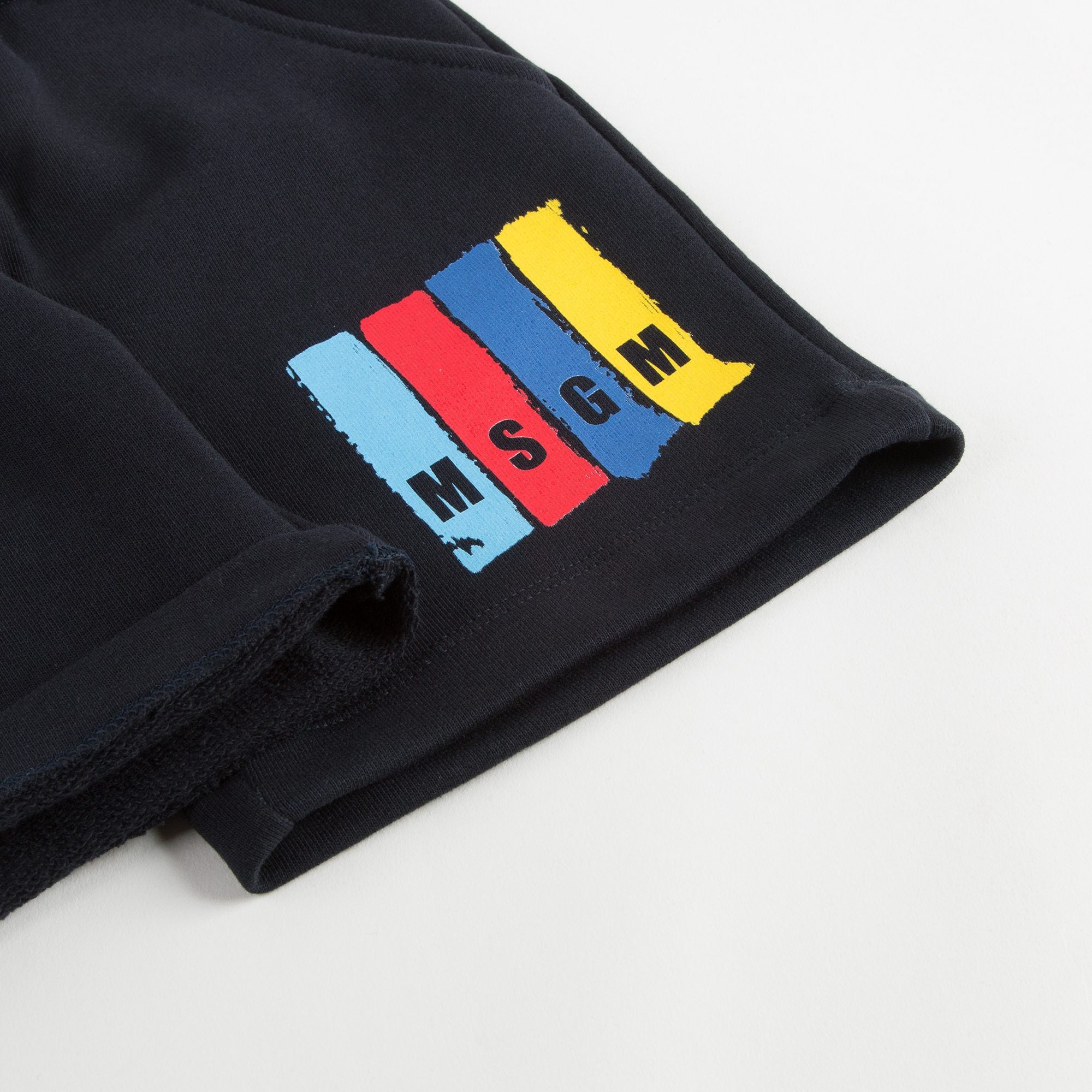 Boys Navy Blue Jersey Shorts