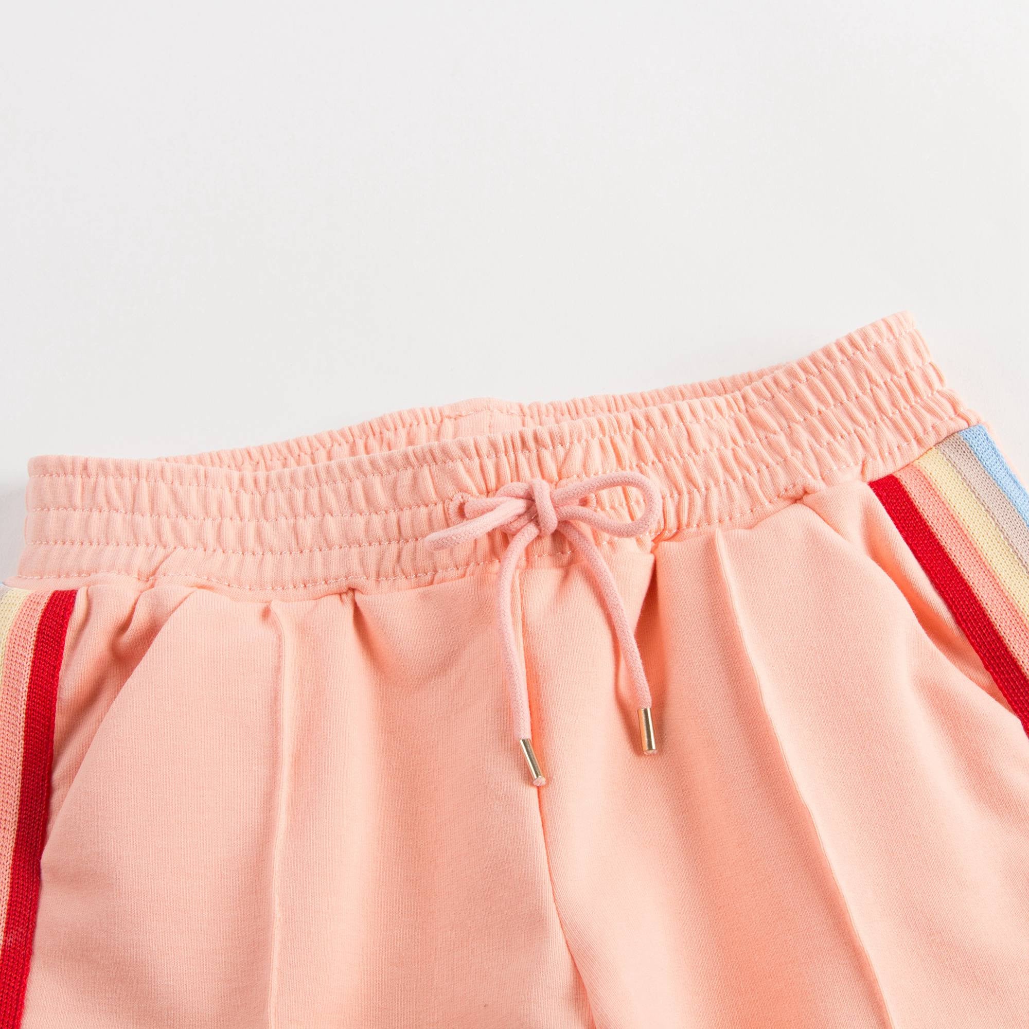 Girls Pale Orange Shorts