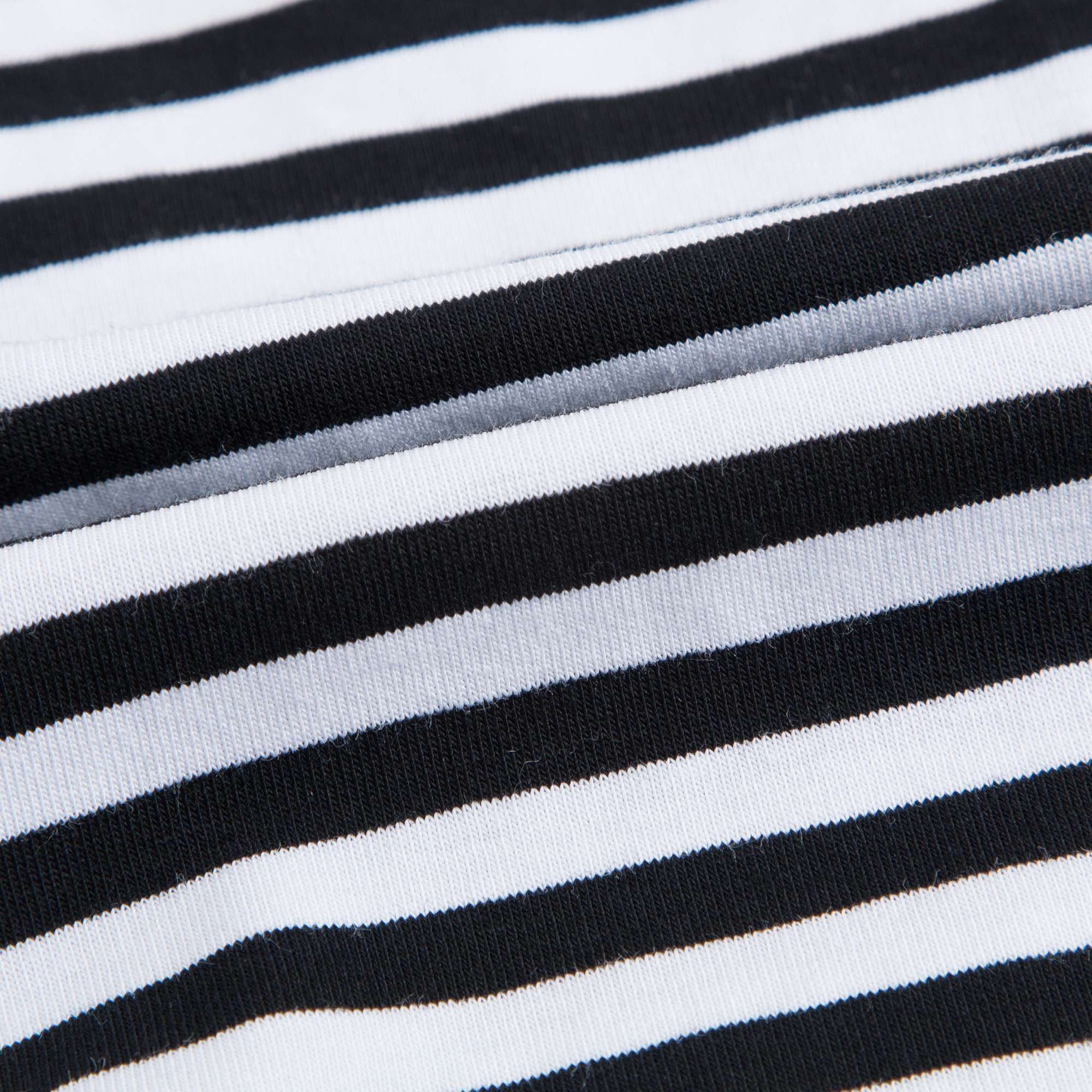 Girls Black & White Striped Pants
