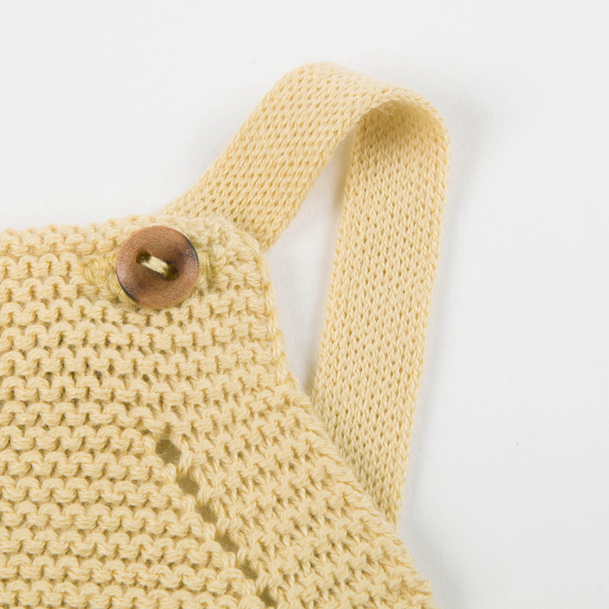 Baby Lemon Cotton Knitwear Romper
