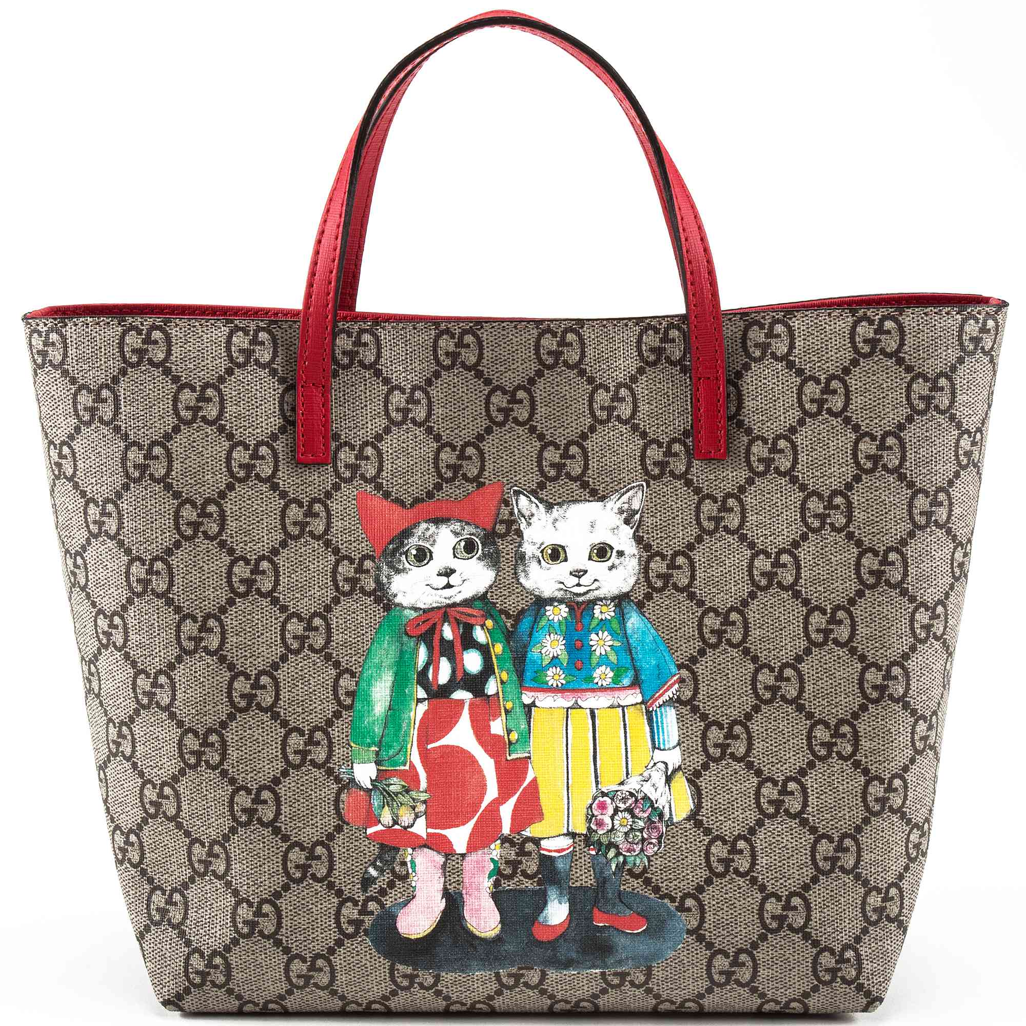 Girls Beige GG Bag