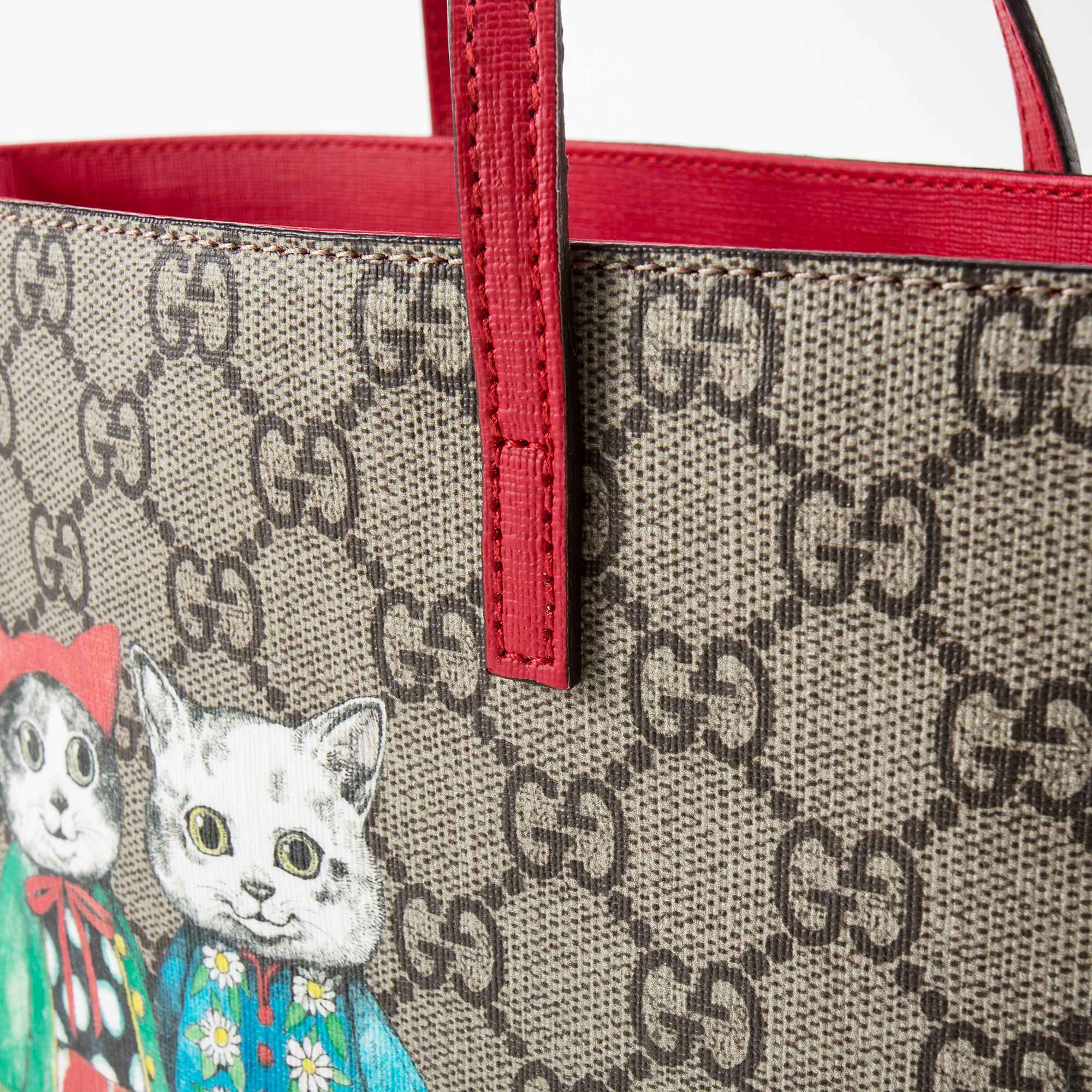 Girls Beige GG Bag