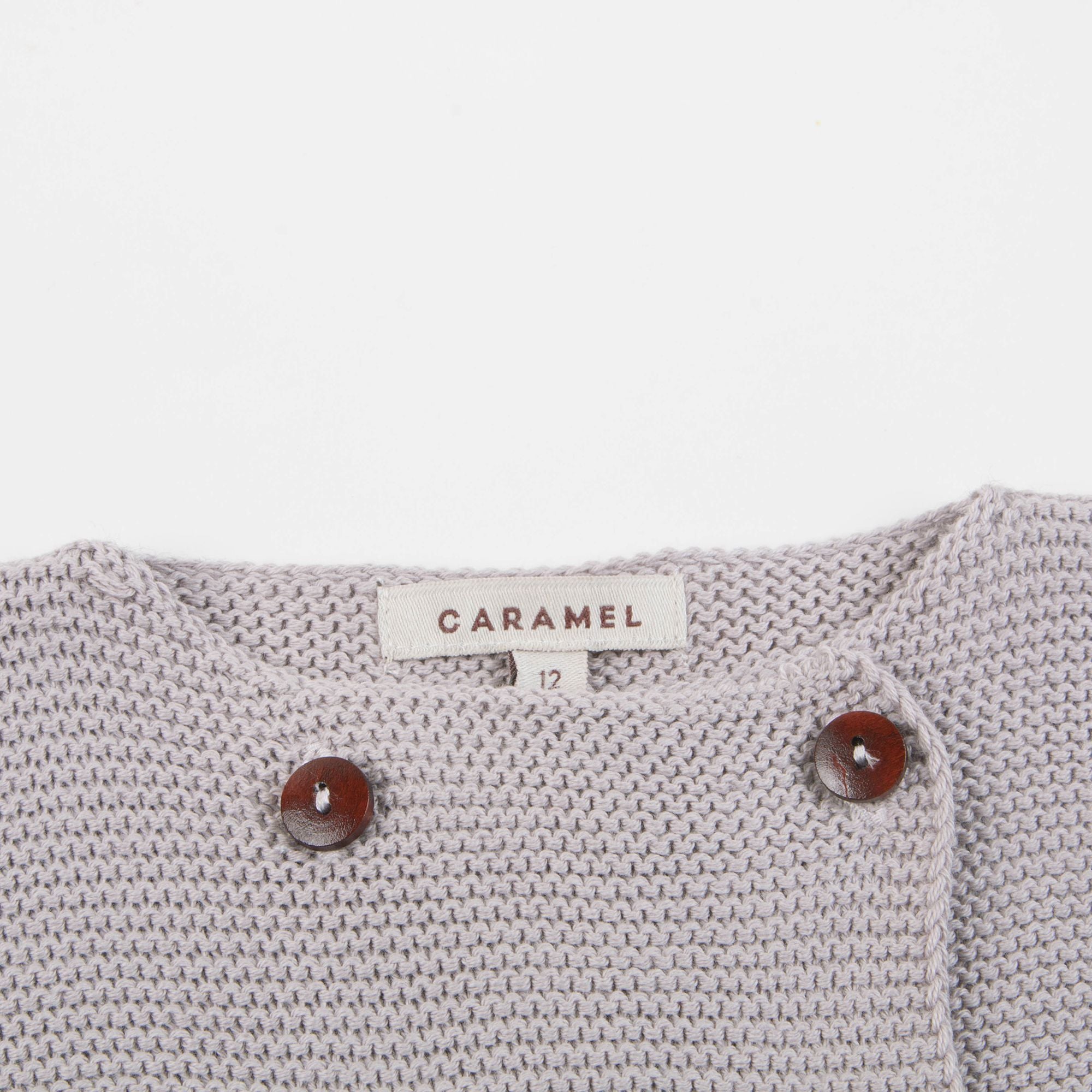 Baby Light Heather Cotton Knitwear Cardigan