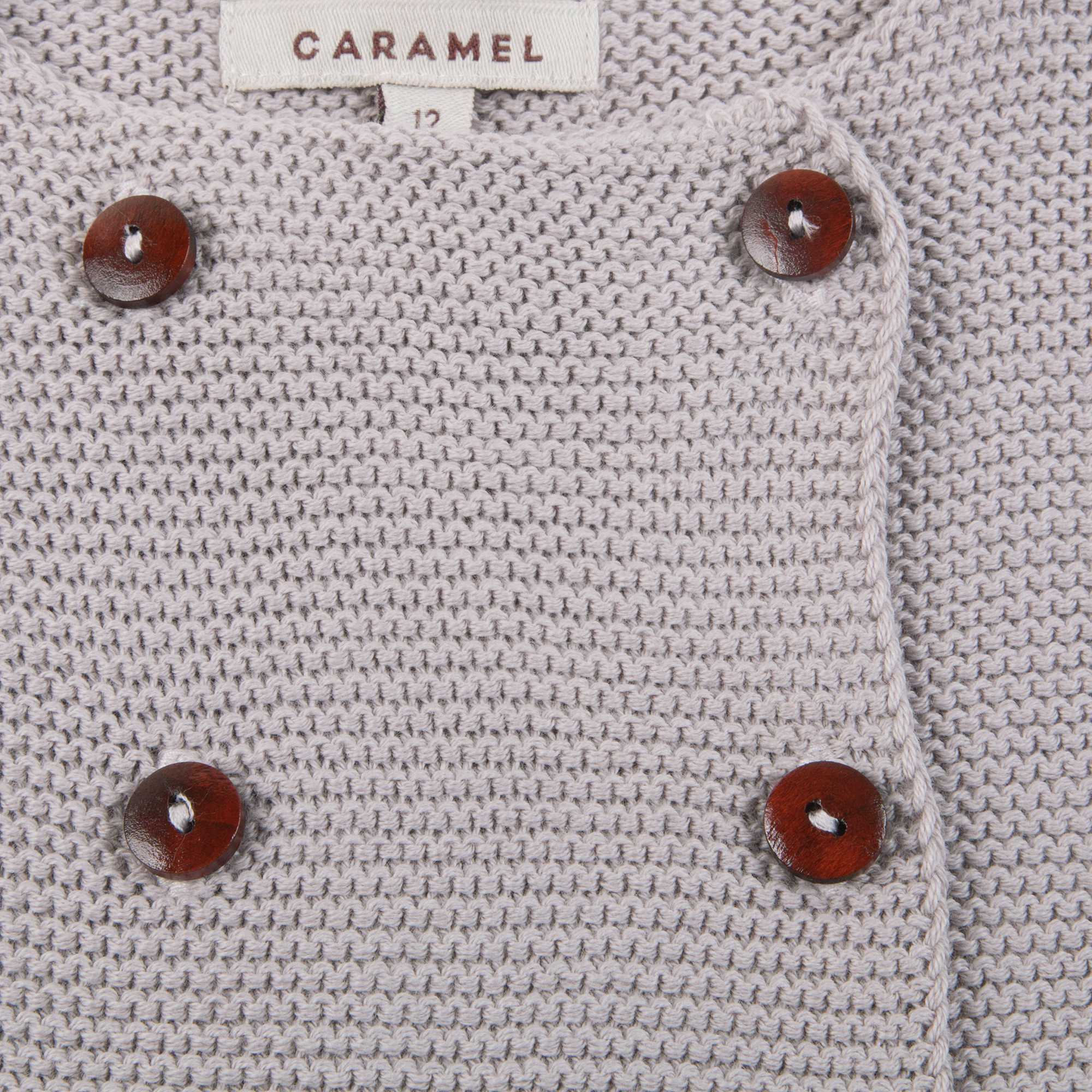 Baby Light Heather Cotton Knitwear Cardigan