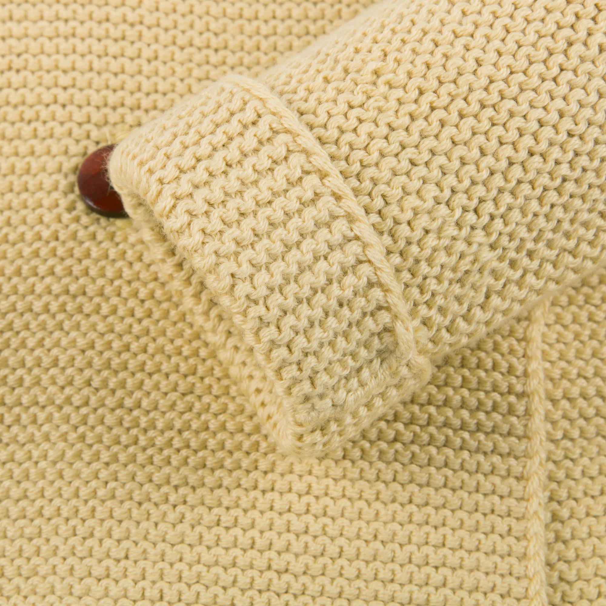 Baby Lemon Cotton Knitwear Cardigan