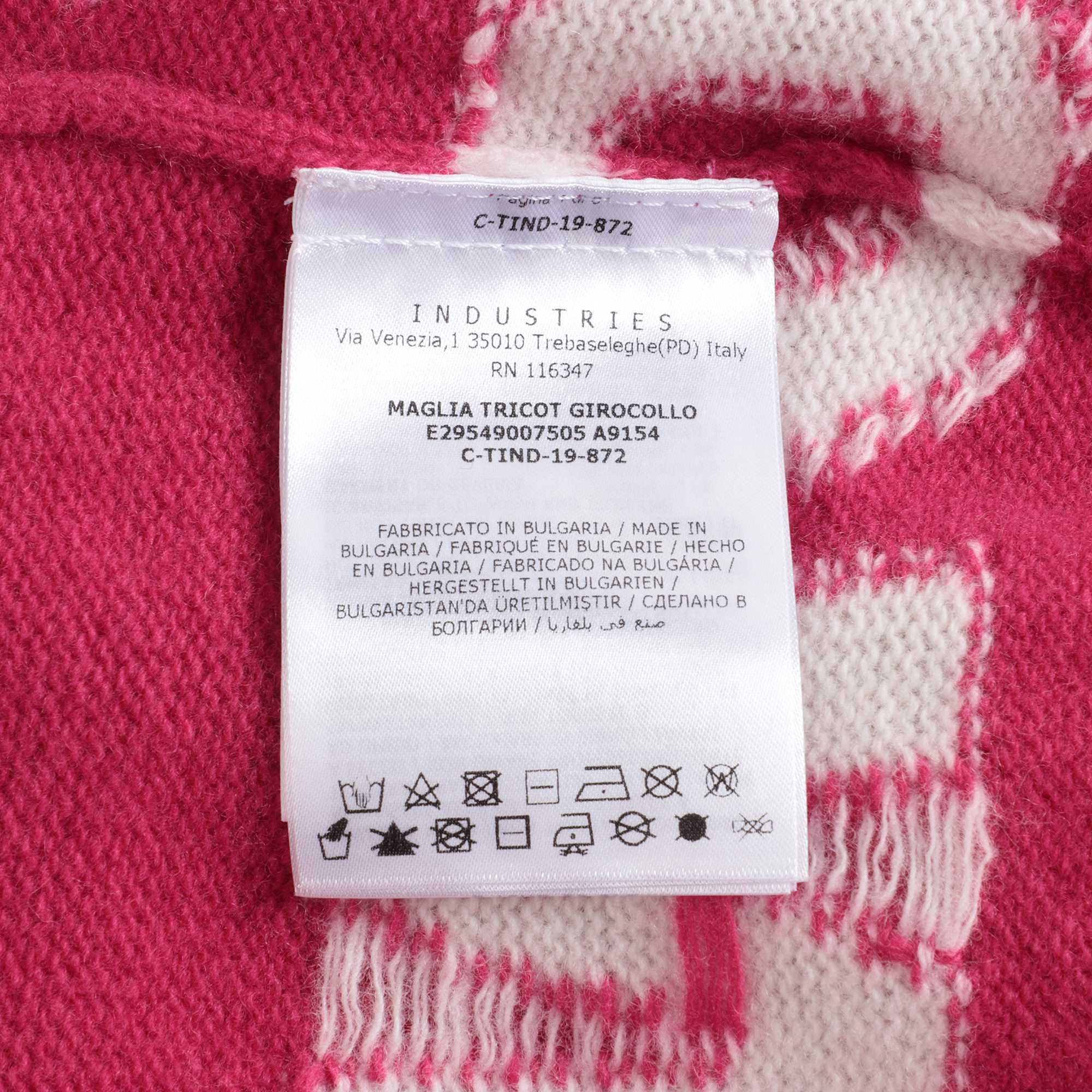Boys & Girls Bright Pink Logo Wool Sweater