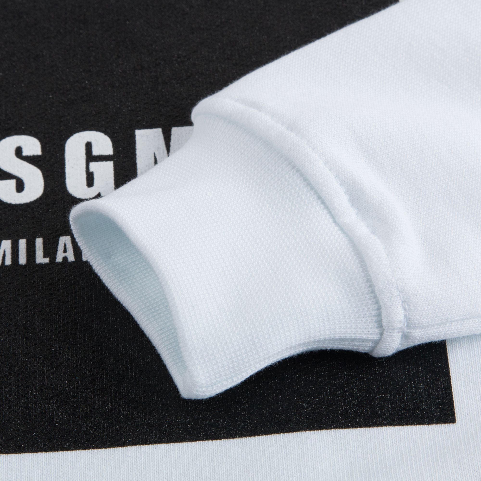 Boys White Logo Cotton T-shirt