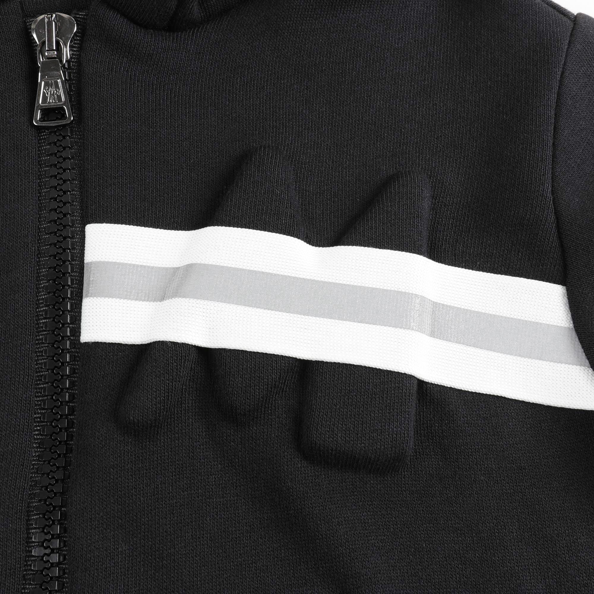 Boys Black Cotton Sweatshirt