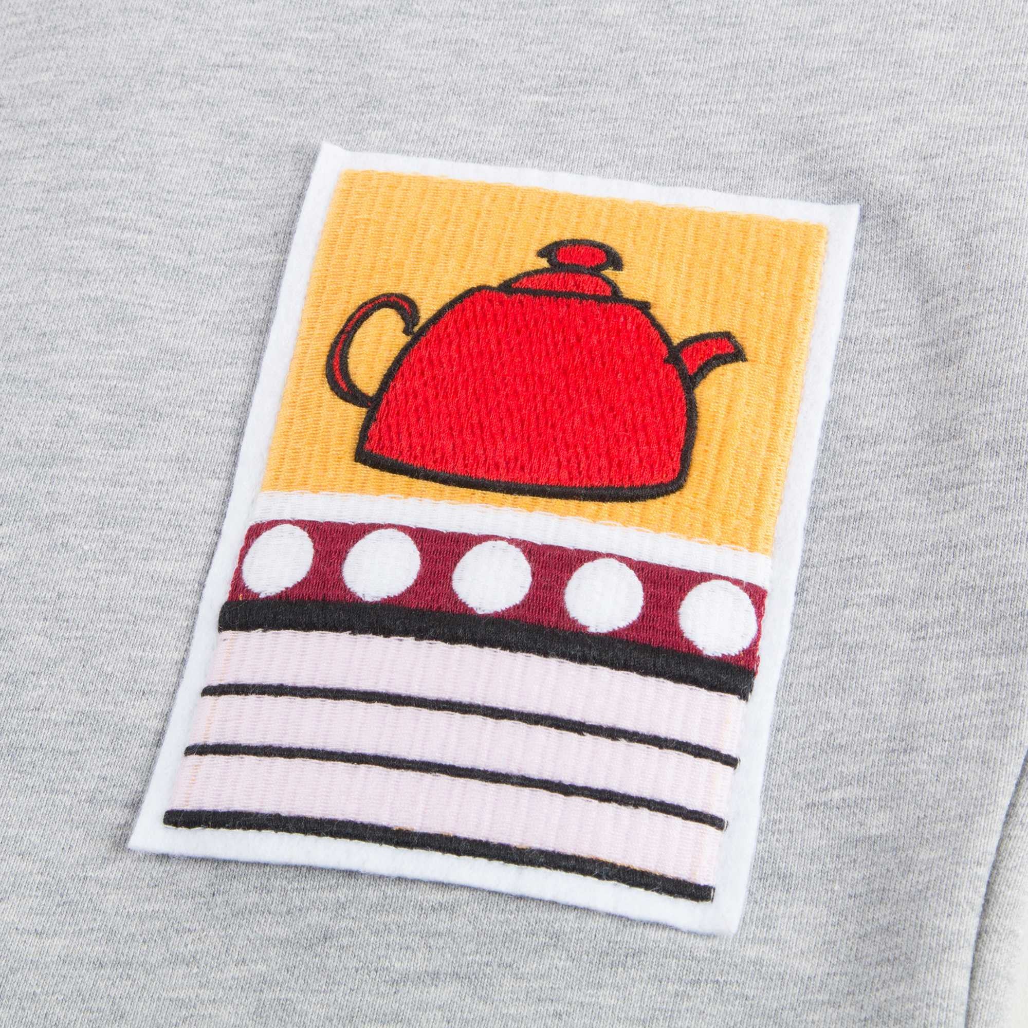 Girls Grey Cotton Sweatshirt