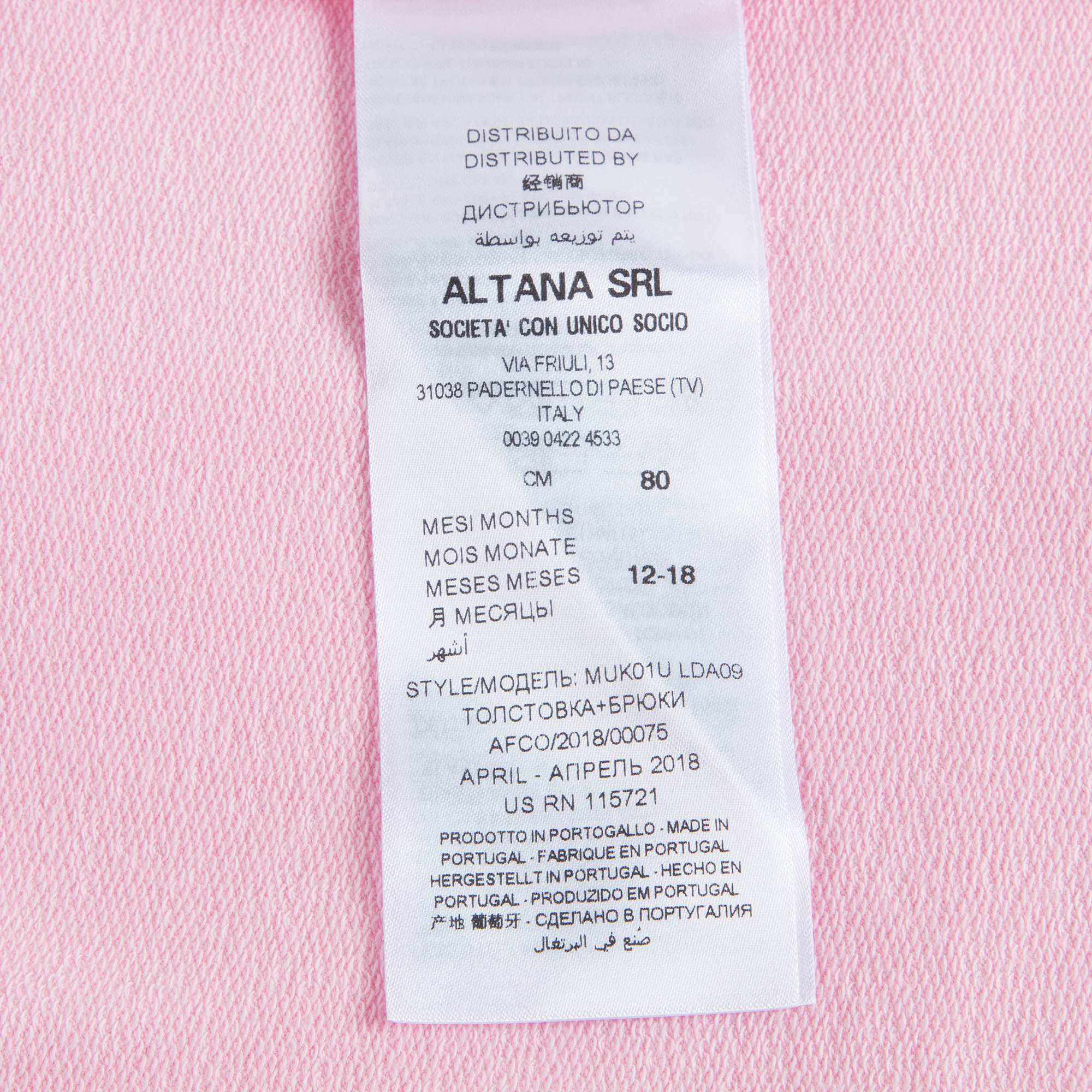 Baby Girls Pink Cotton Sets