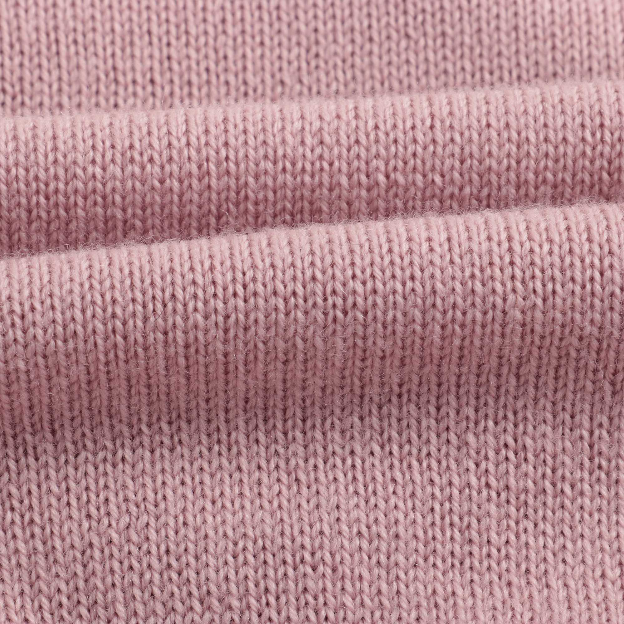 Girls Pink Heart Wool Sweater