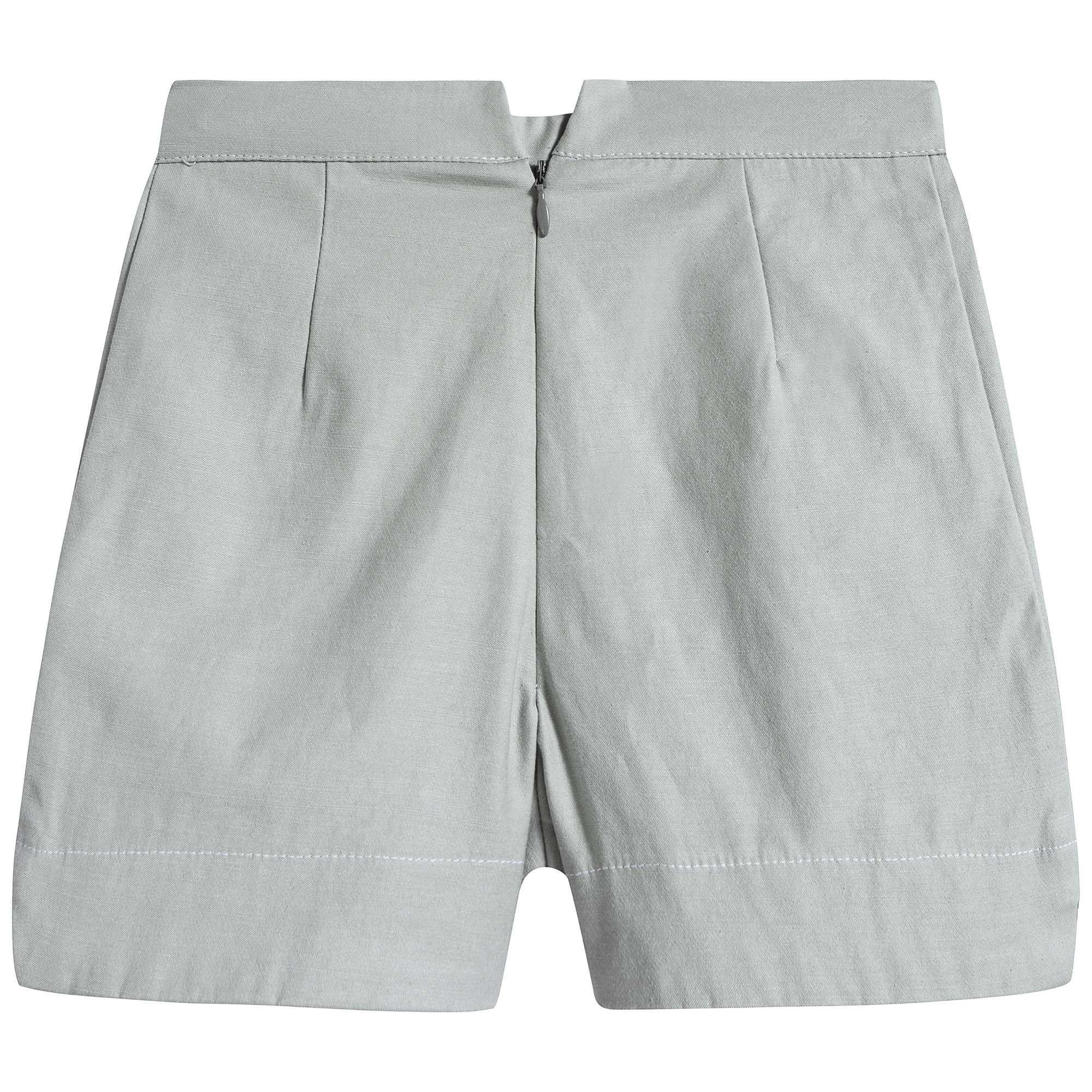 Girls Grey Bermuda Shorts