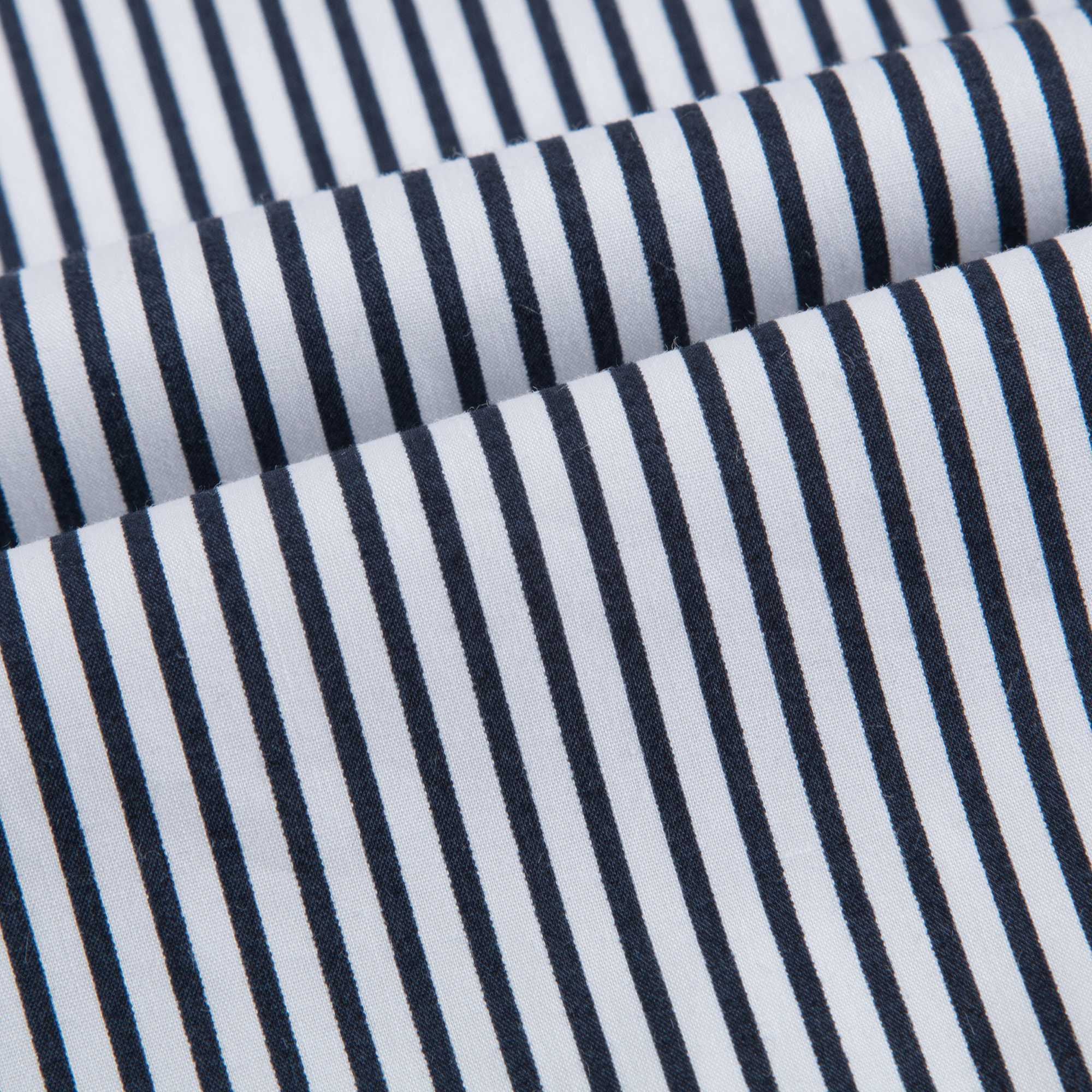 Girls White Striped Shirt