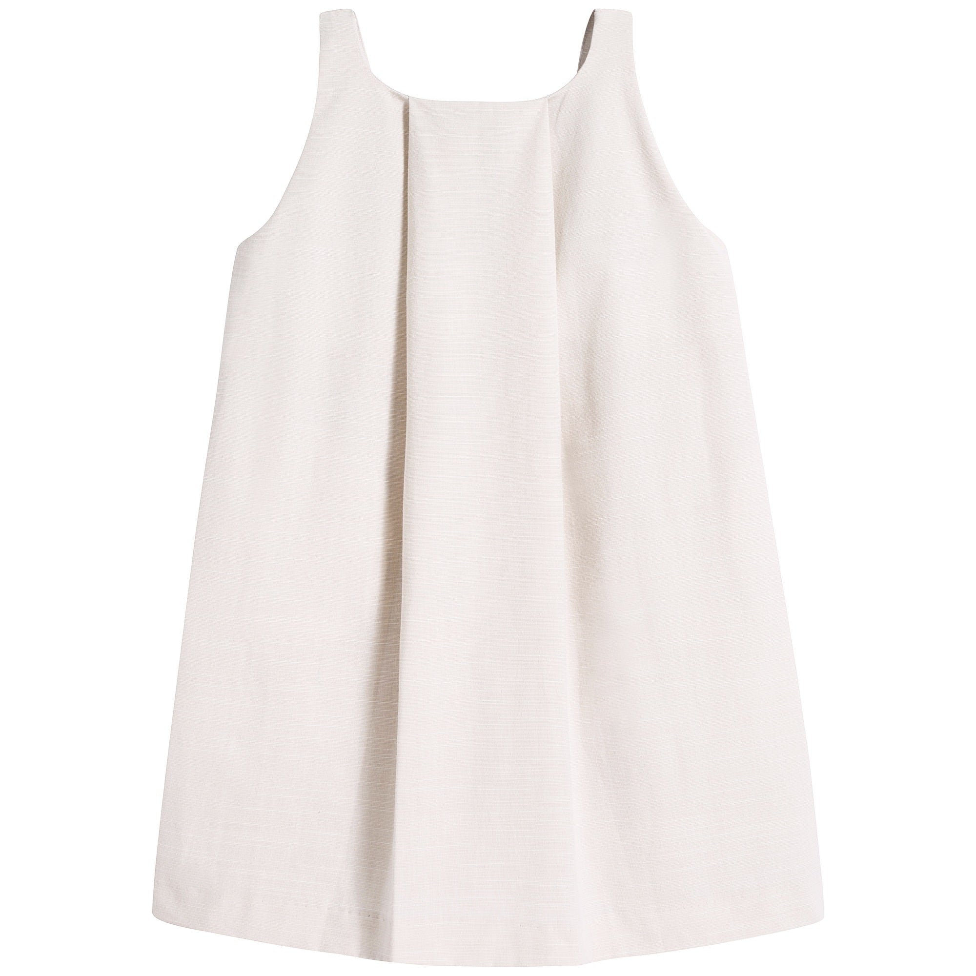 Girls Sand Dress With Curved Back