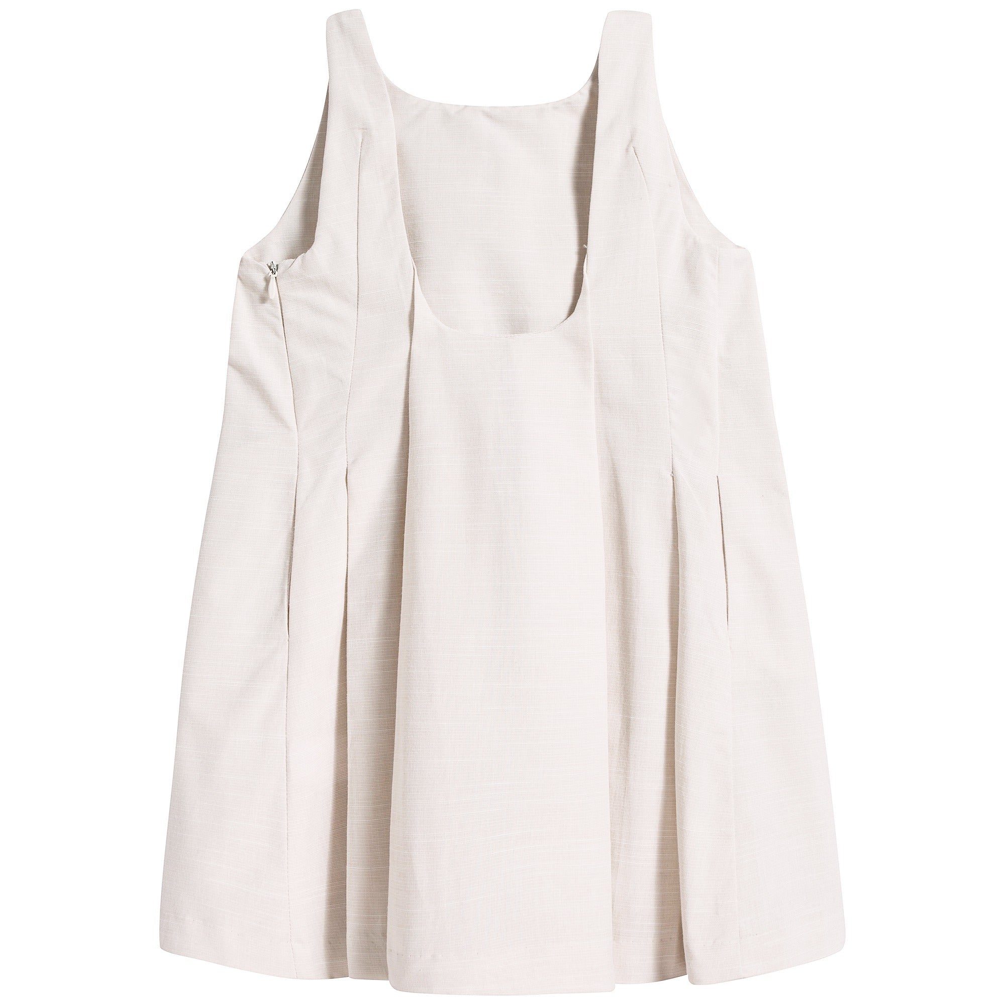 Girls Sand Dress With Curved Back