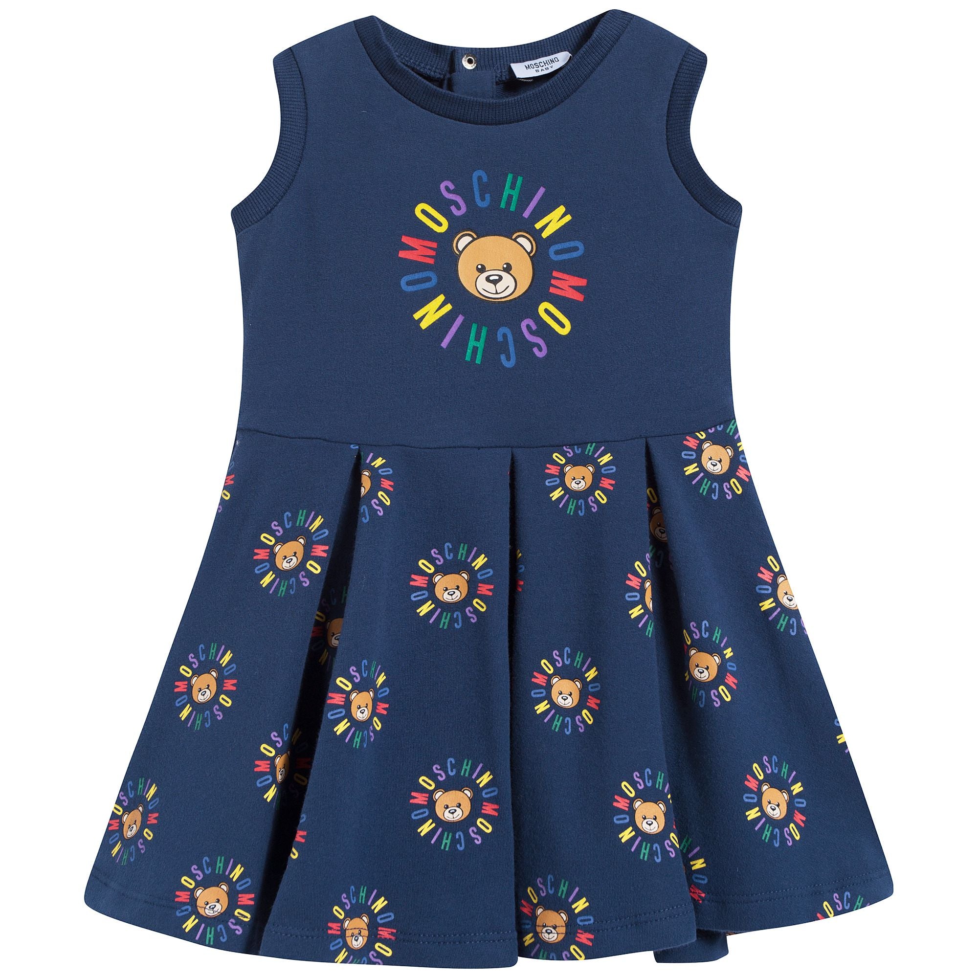 Baby Girls Blue Cotton Dress