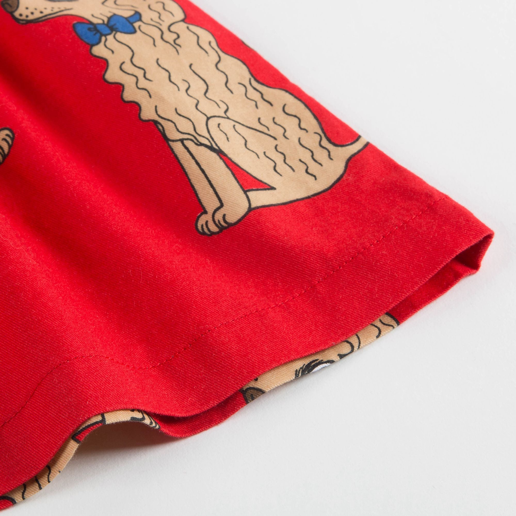 Girls Red Organic Cotton Dress