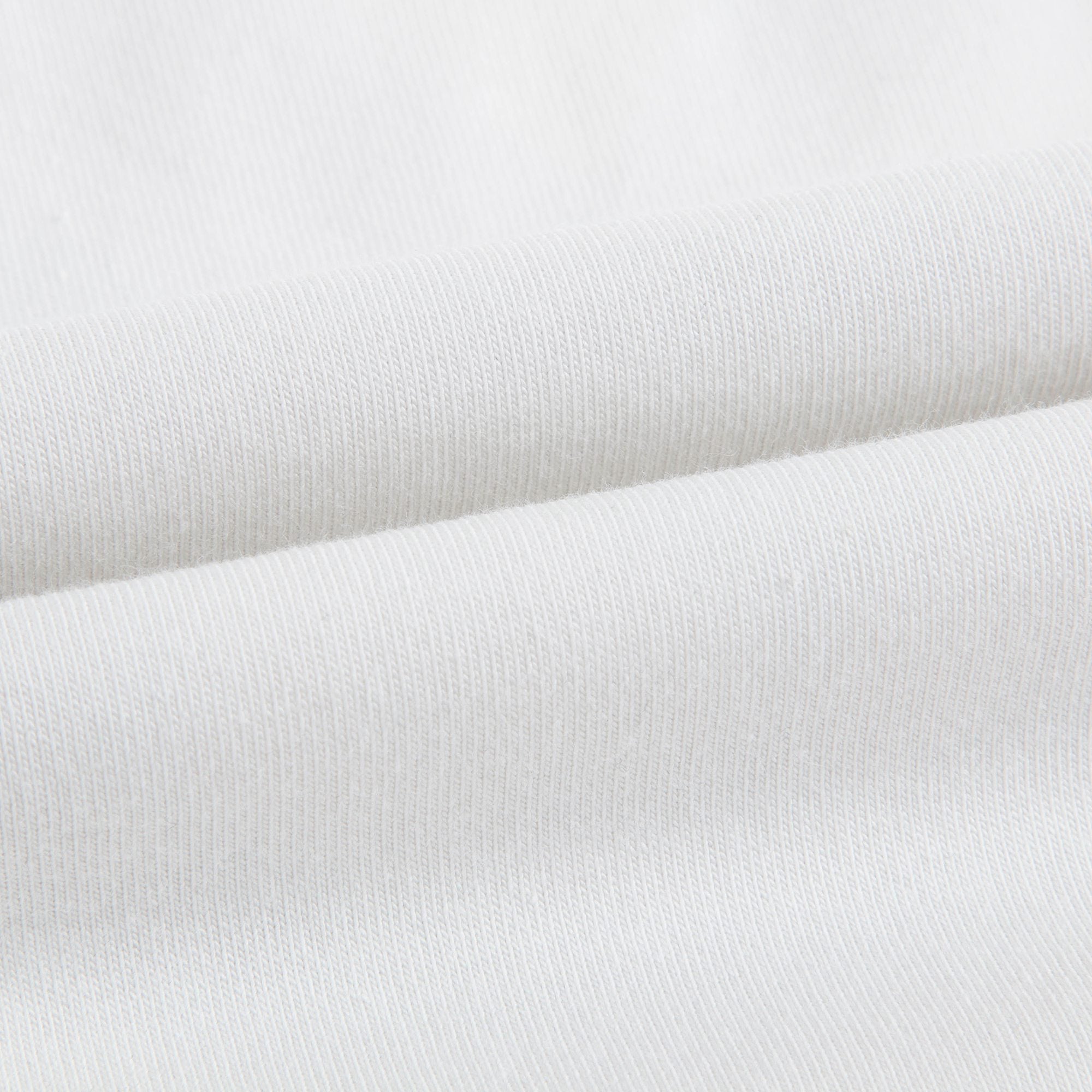 Girls White Logo Cotton T-shirt