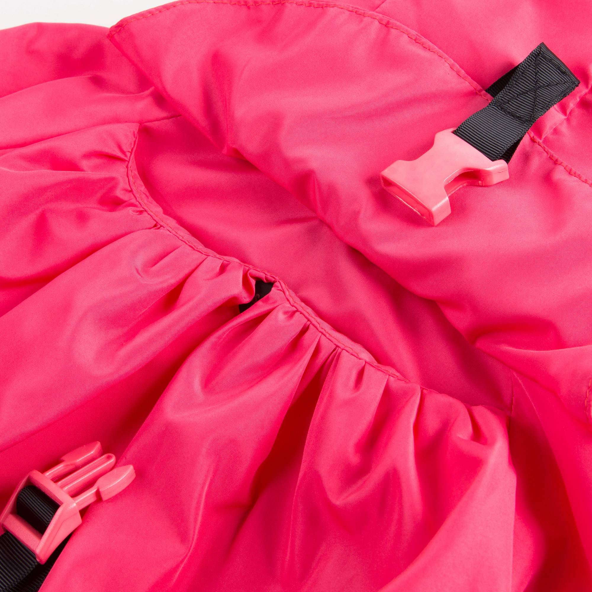 Girls Pink Logo Zip-up Top