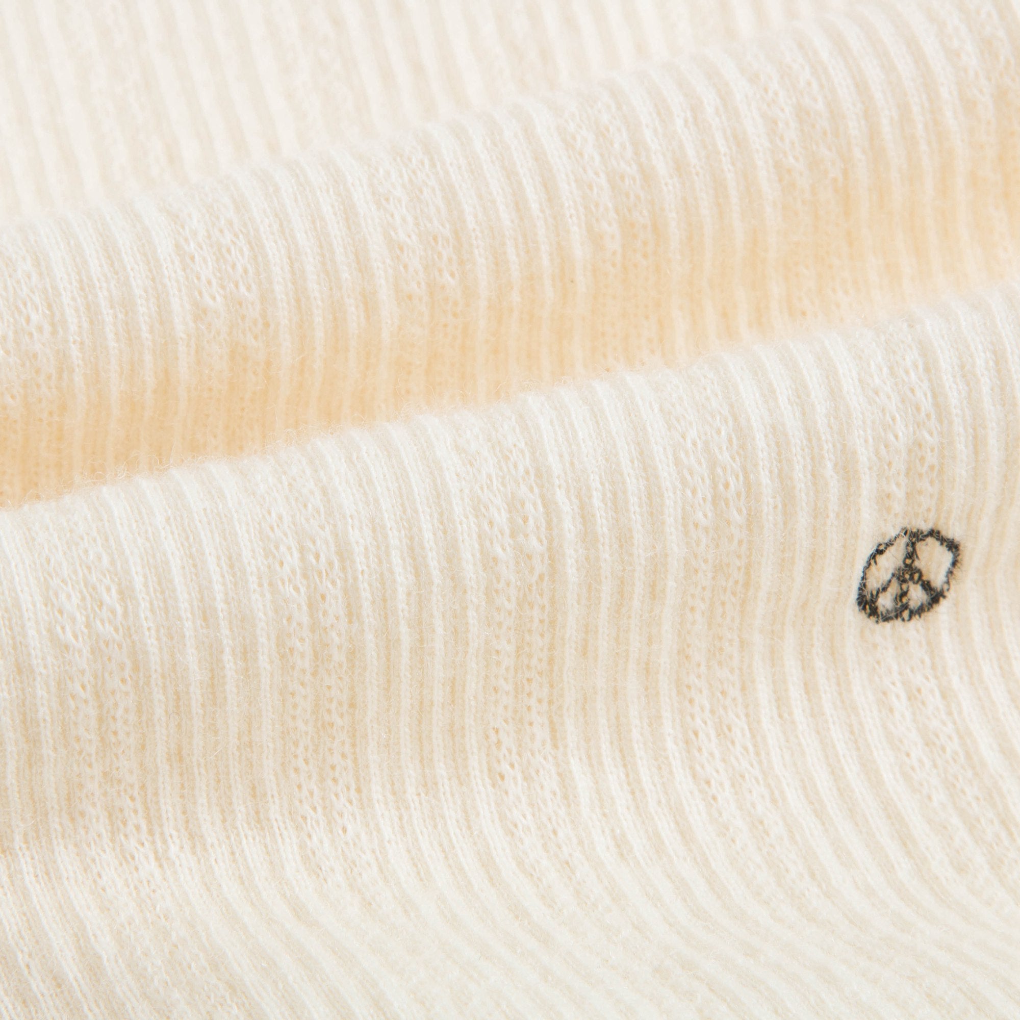 Girls Off White Organic Cotton Top