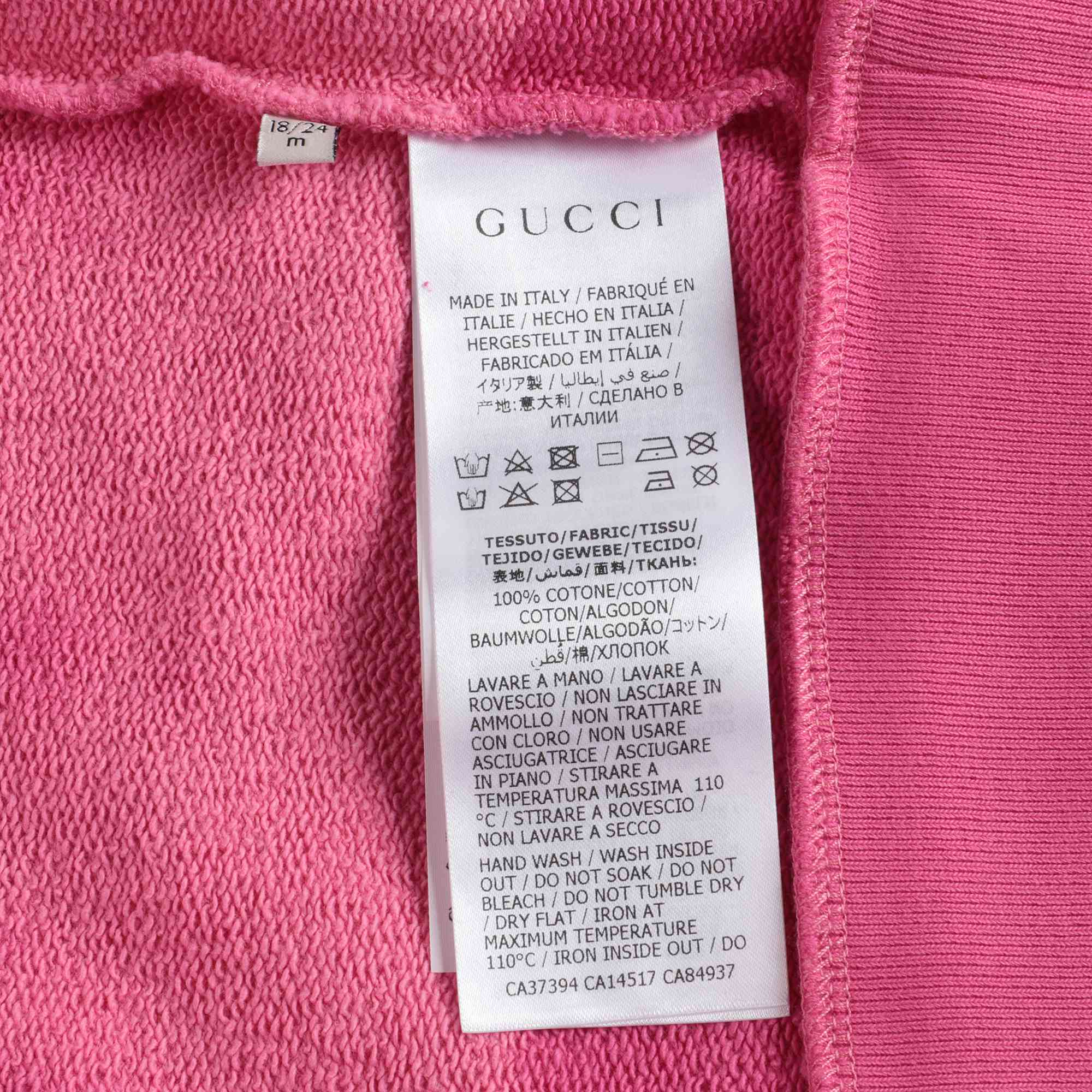 Baby Girls Bright Pink Logo Cardigan