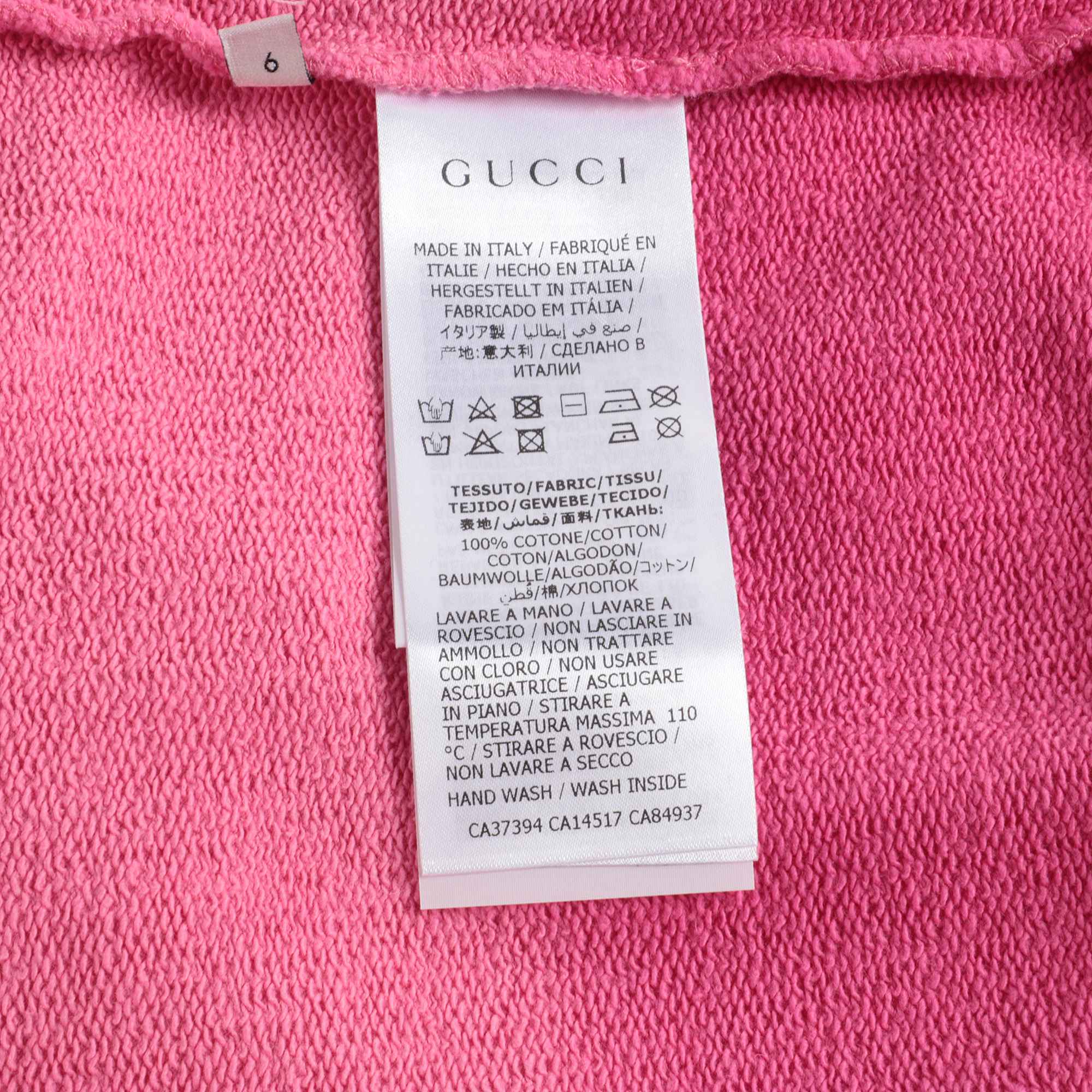 Girls Bright Pink Logo Cotton Cardigan