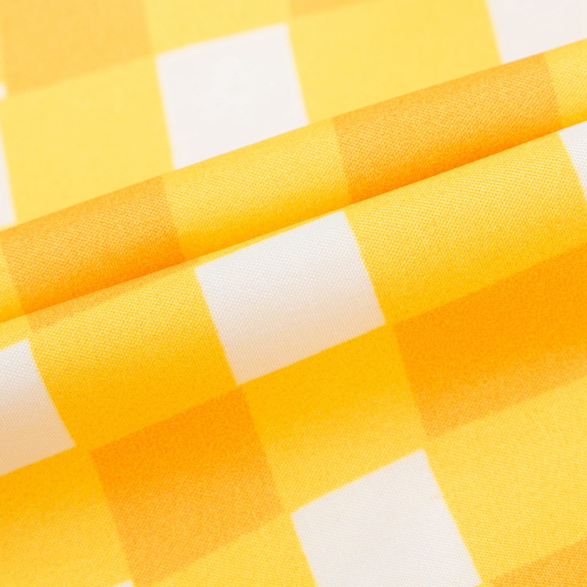 Girls Yellow Checked Jacket