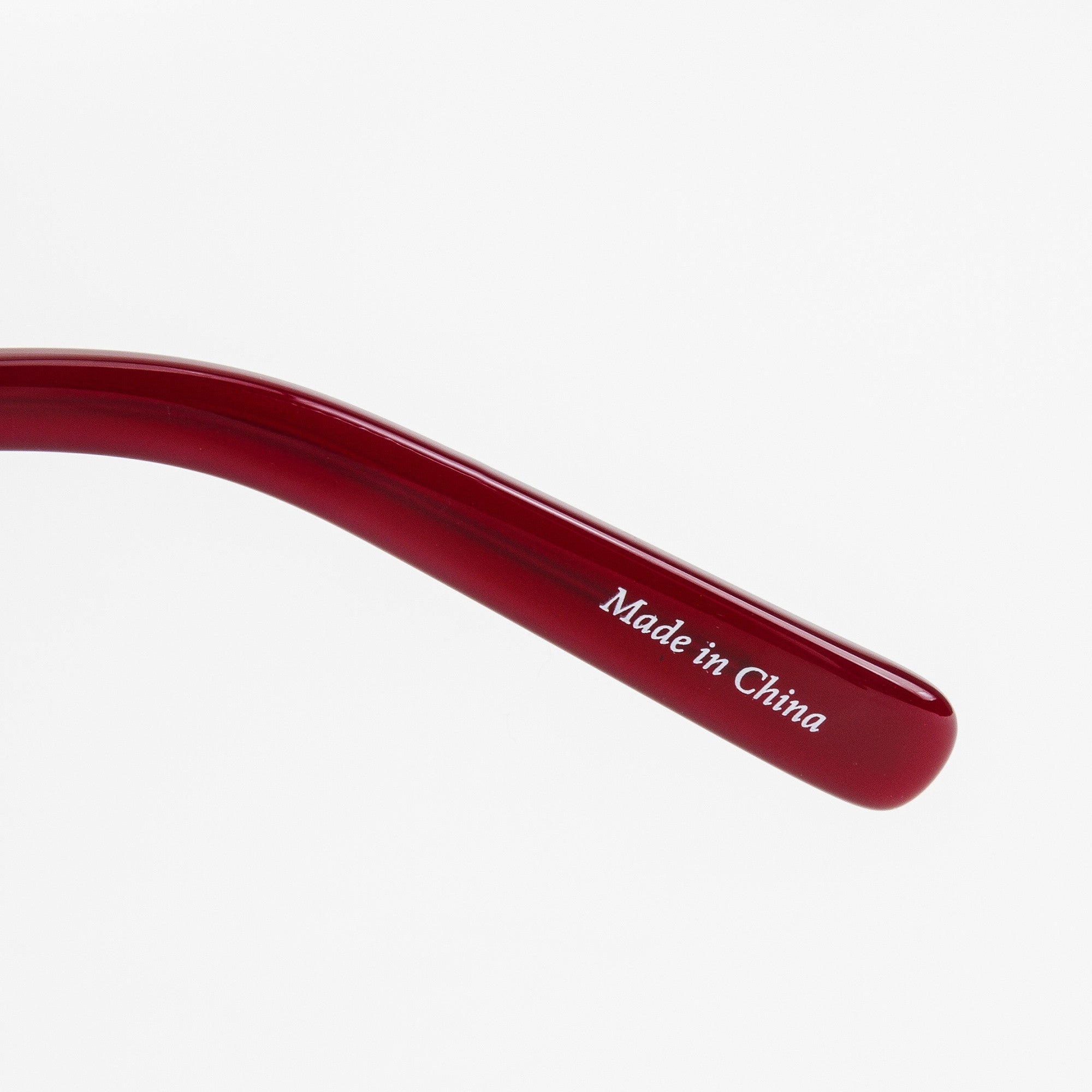 Harry' Dark Red  Optical Glasses