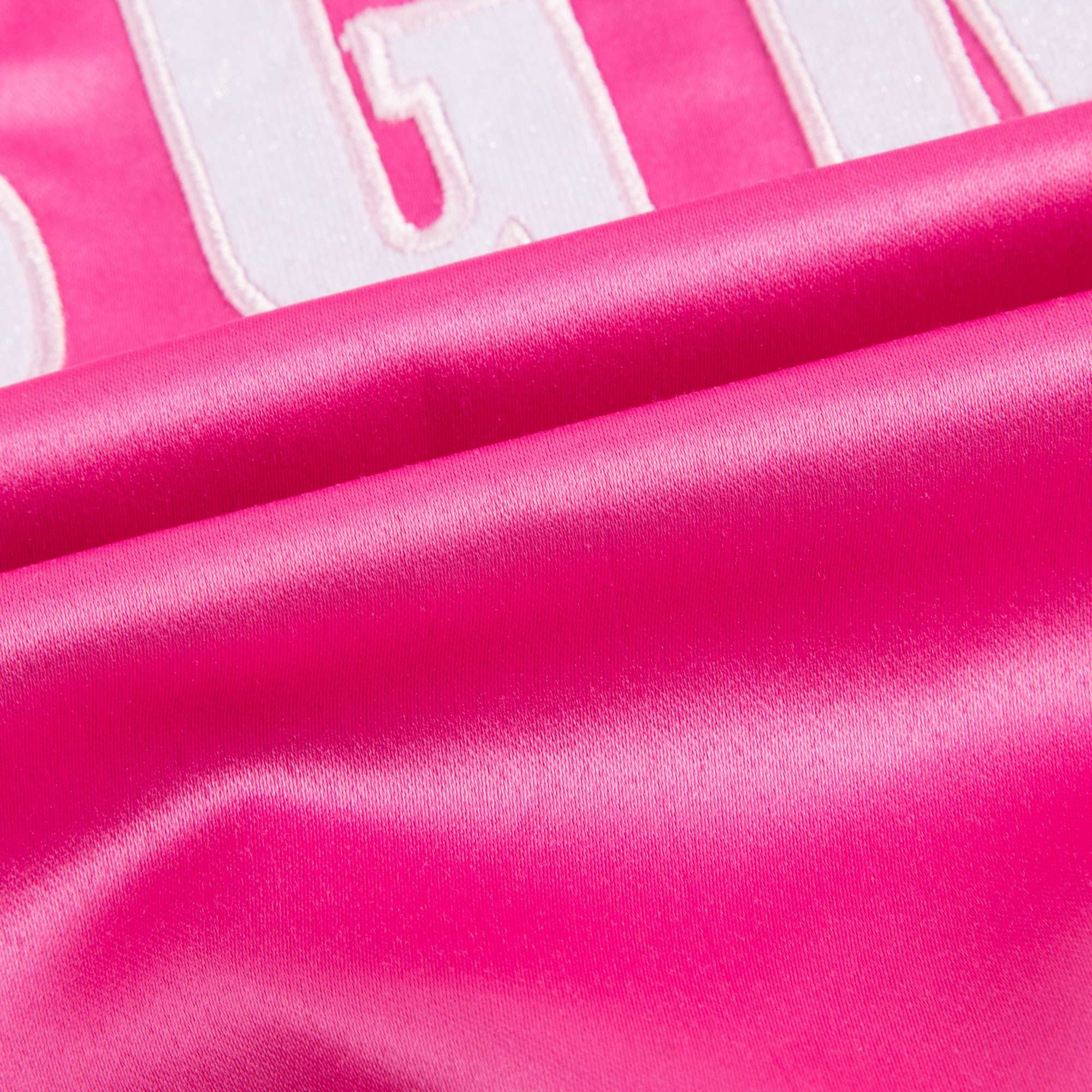 Girls White & Pink Logo Jacket