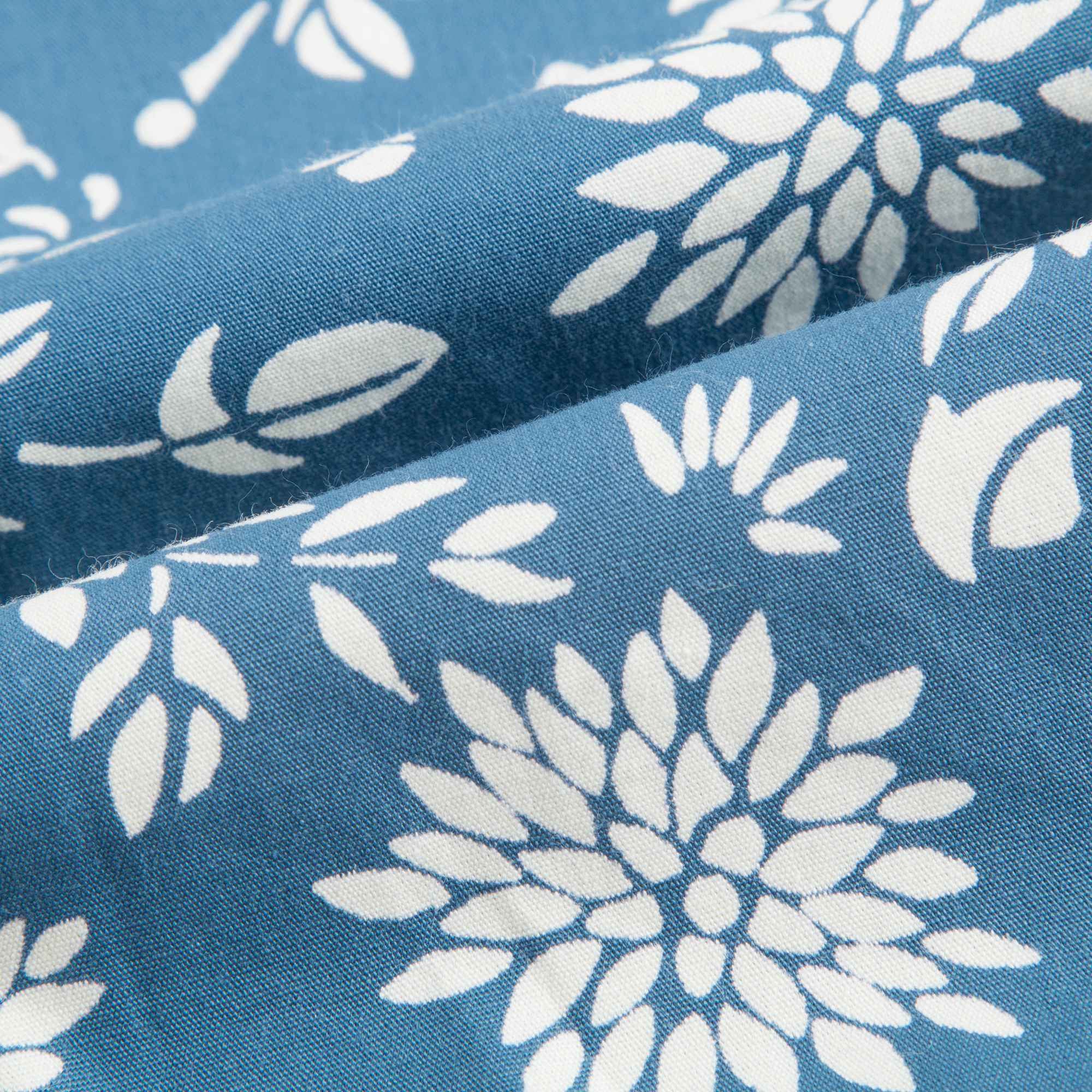 Baby Blue Flower Printed Shirt