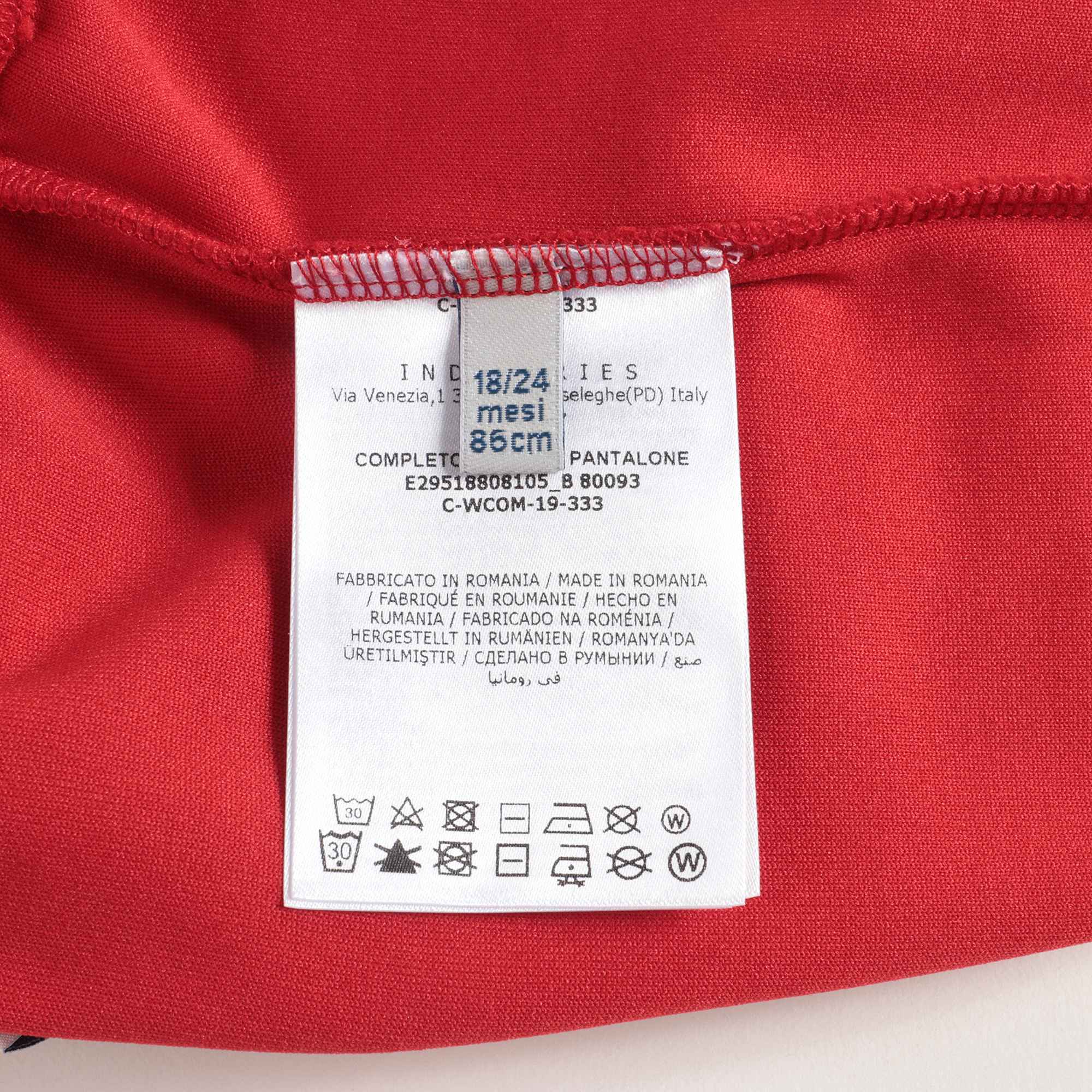 Baby Boys & Girls Bright Red Set