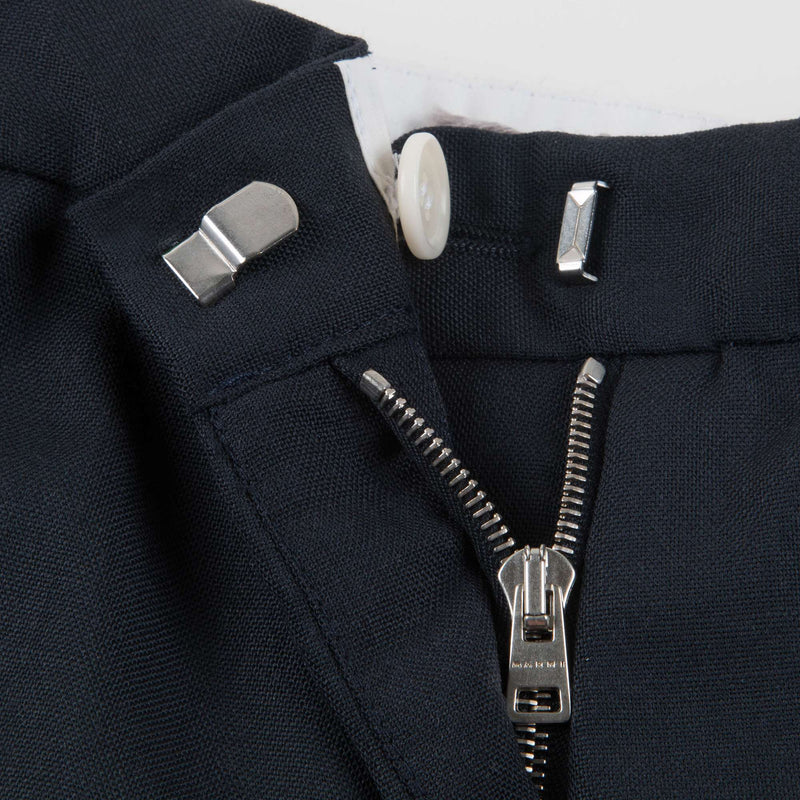 Girls Navy Blue Wool Trouser