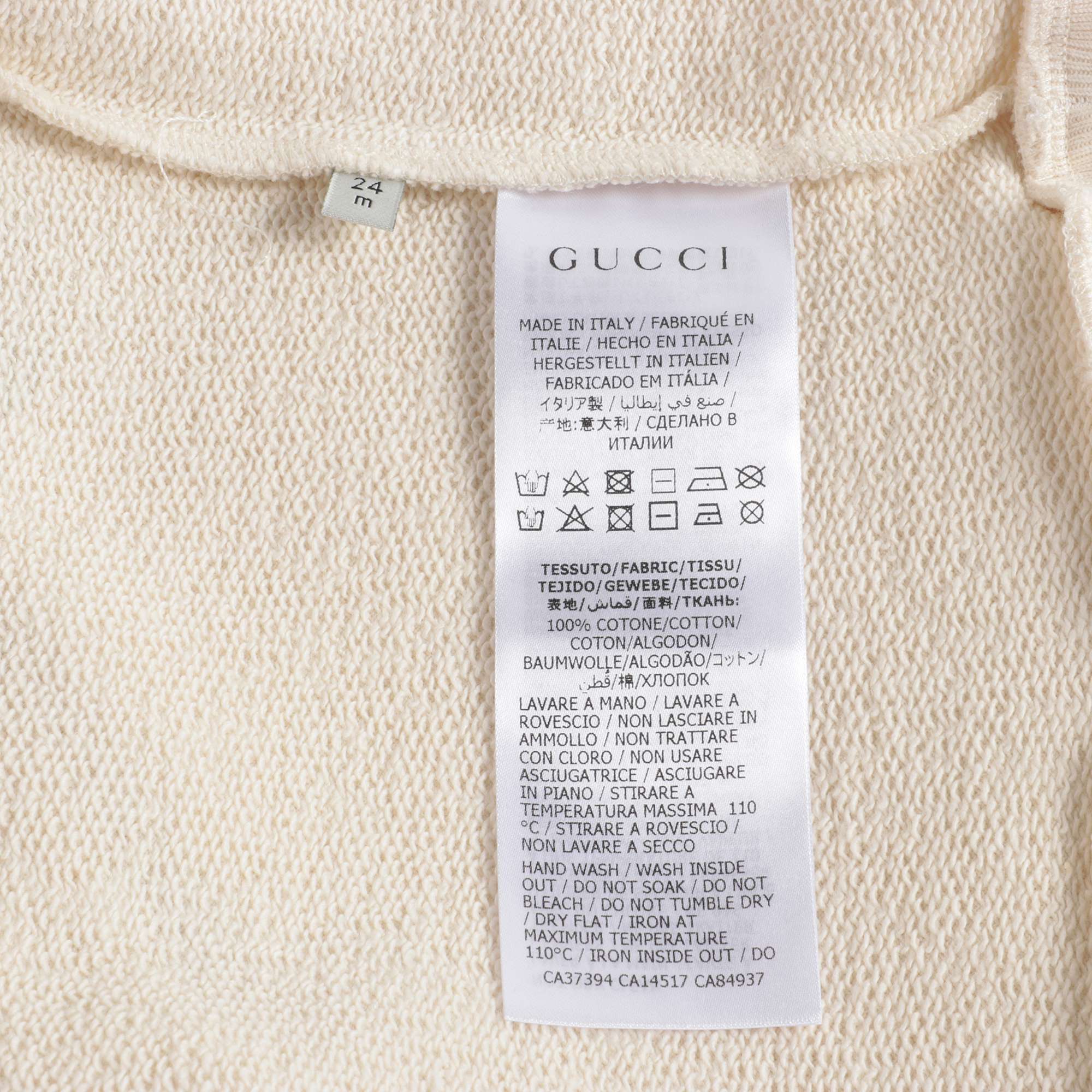 Baby Girls White Cotton Sweatshirt