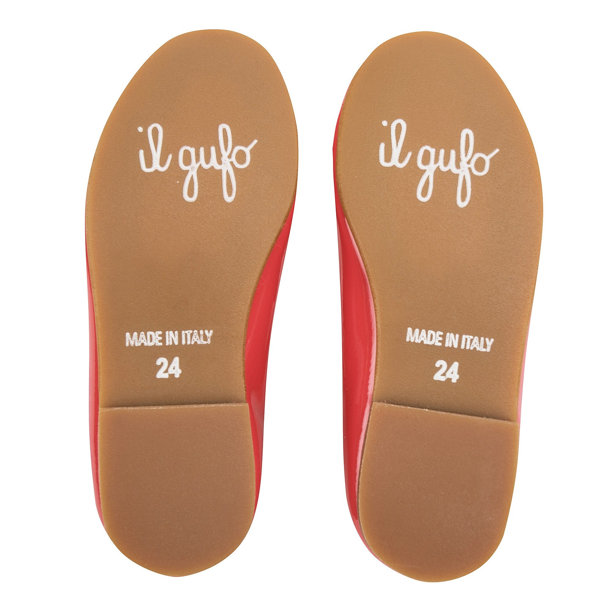 Girls Red Patent Leather T-Bar Shoes With Bow Trims