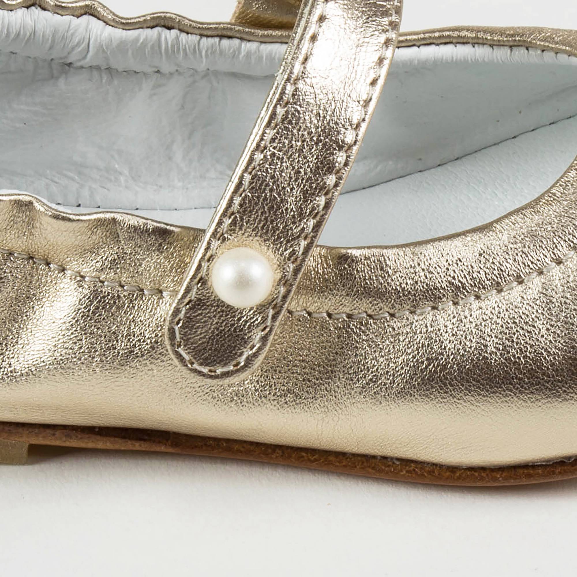 Girls Golden Shoes