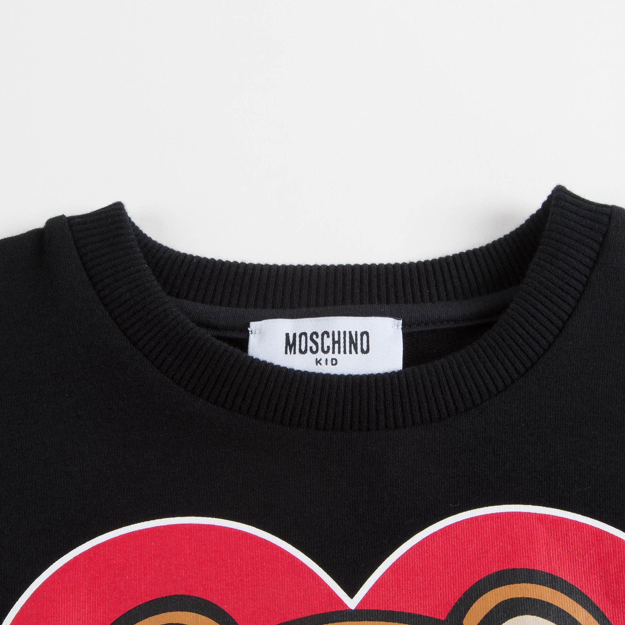 Girls Black Cotton Sweatshirt