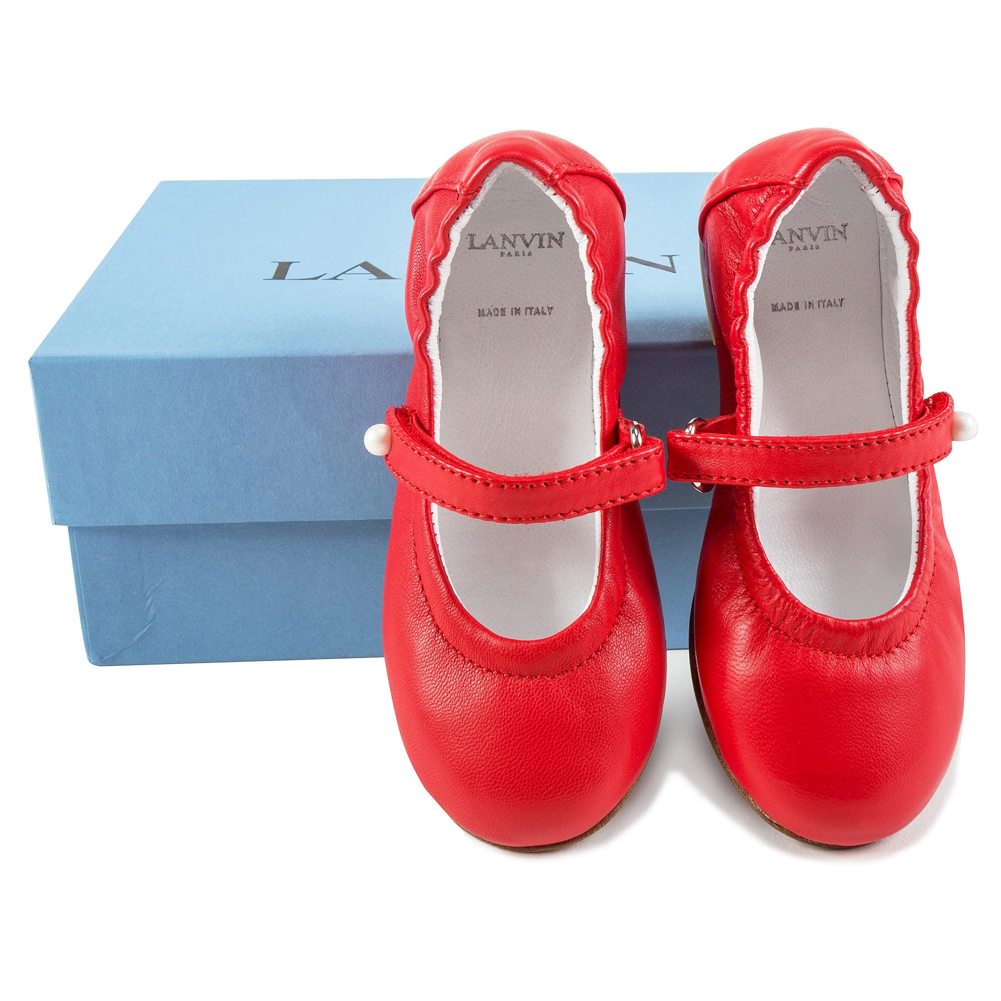 Girls Red Shoes