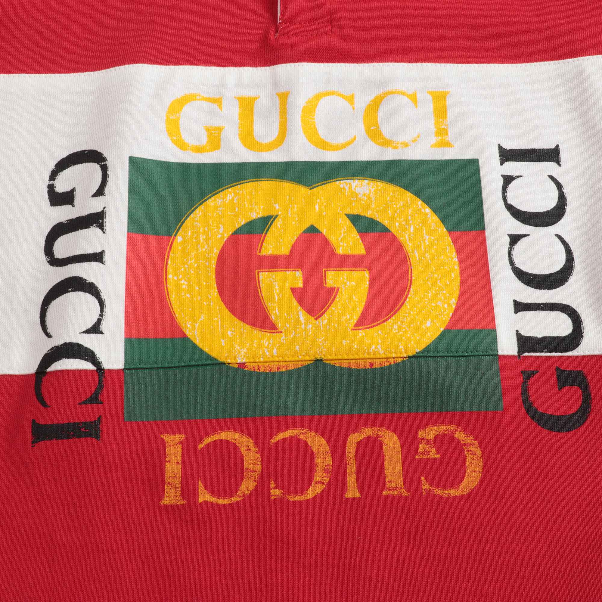 Boys Red Logo Cotton Top