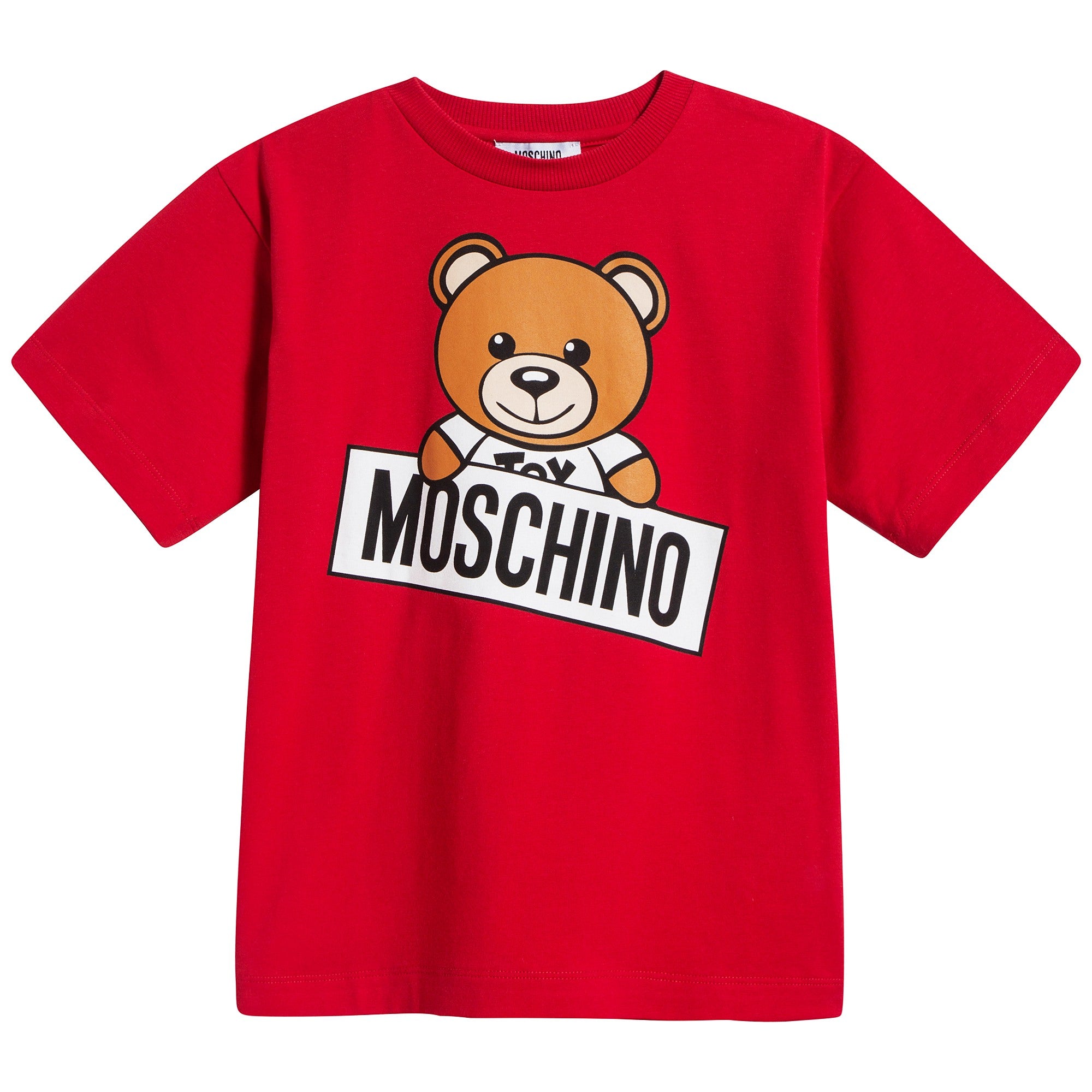 Girls Poppy Red Cotton T-shirt