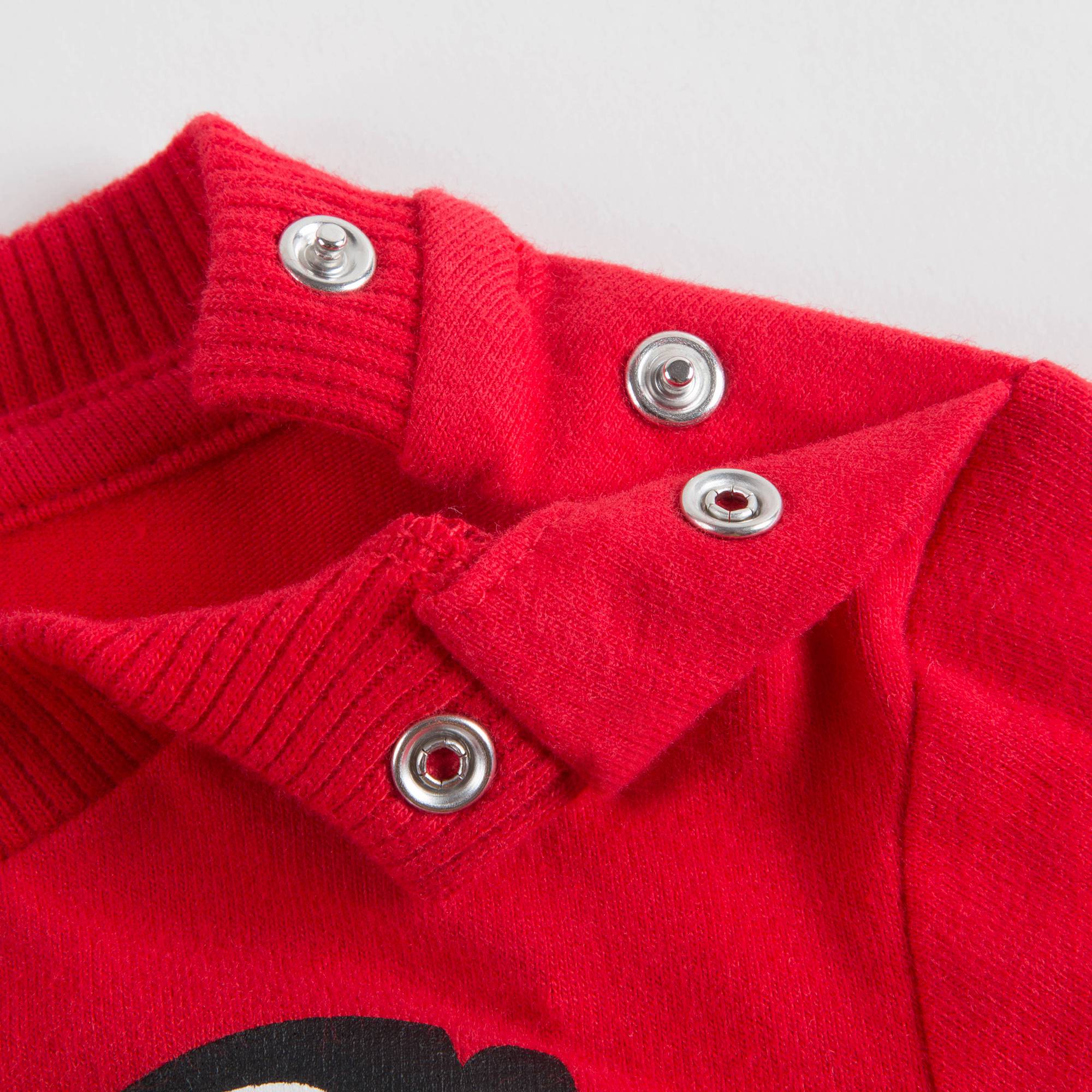 Baby Girls Poppy Red Cotton T-shirt