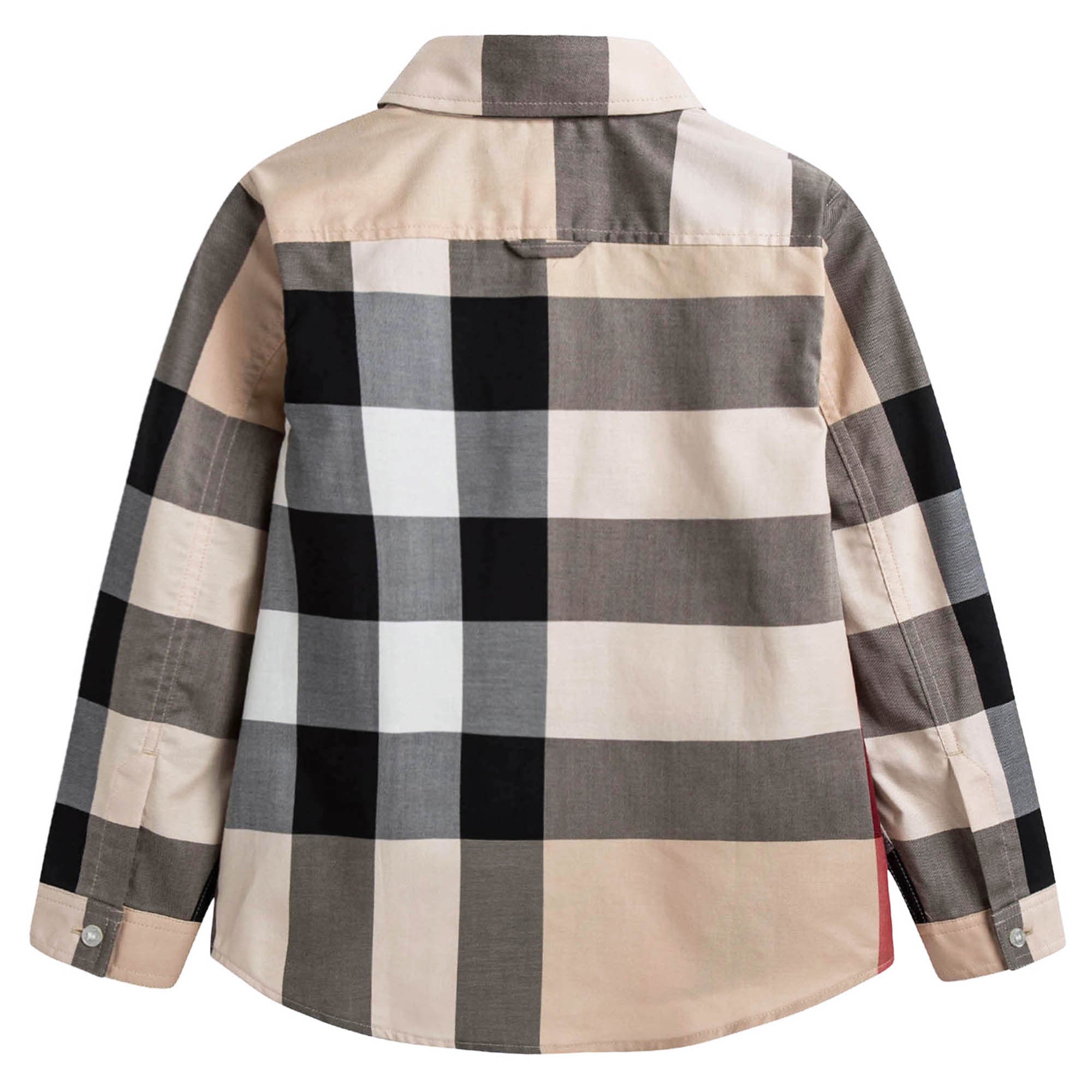 Boys New Classic Check Cotton Shirt