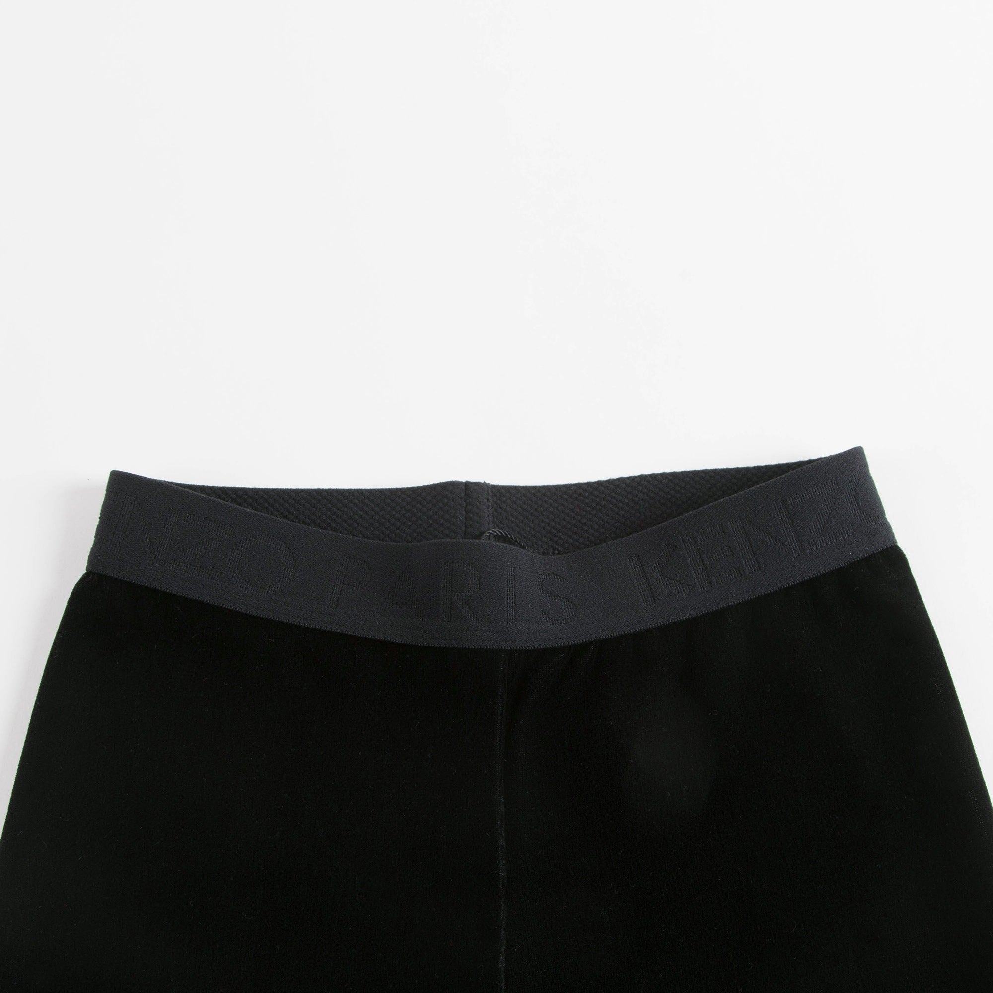 Girls Black Logo Leggings