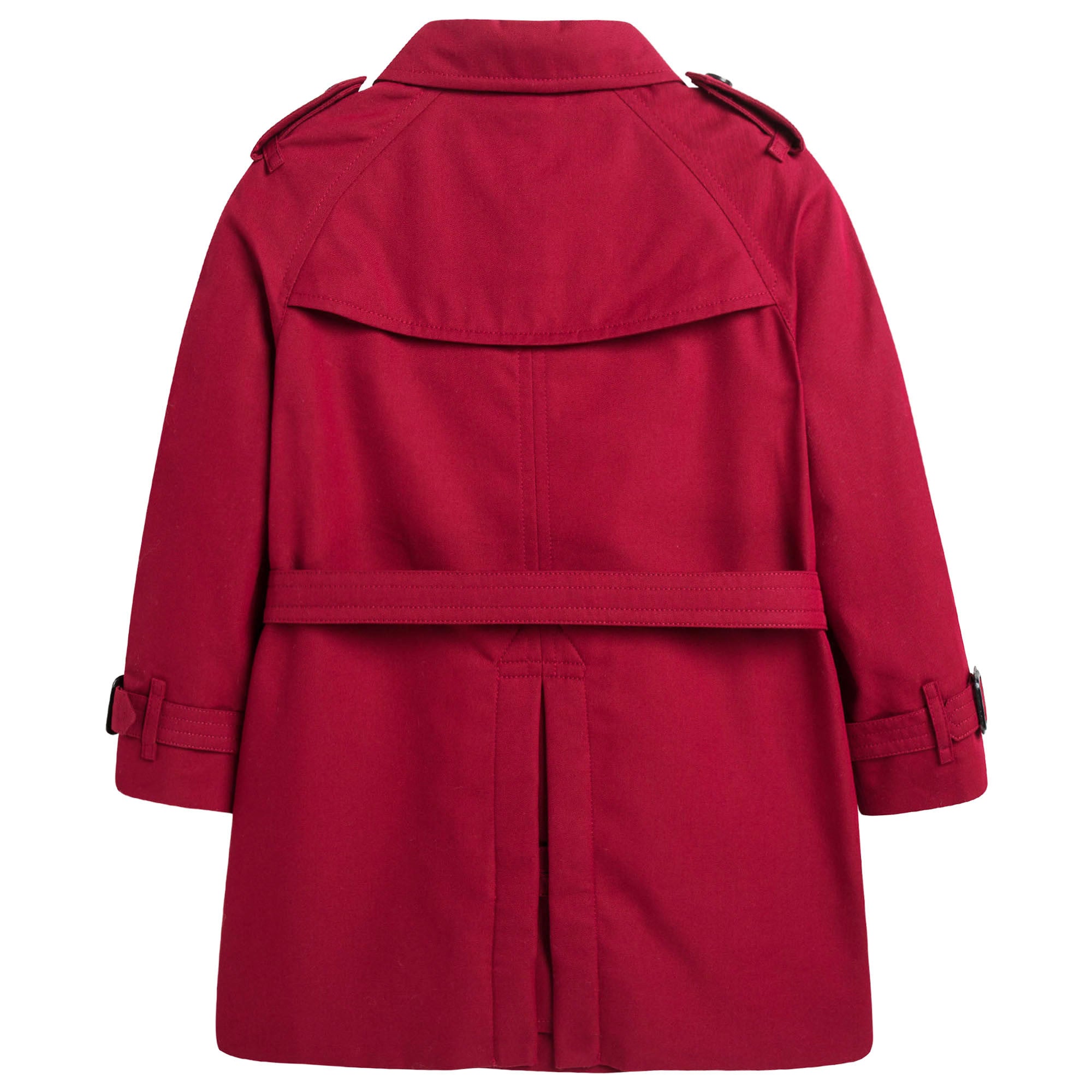 Baby Girls Red Trench Coat