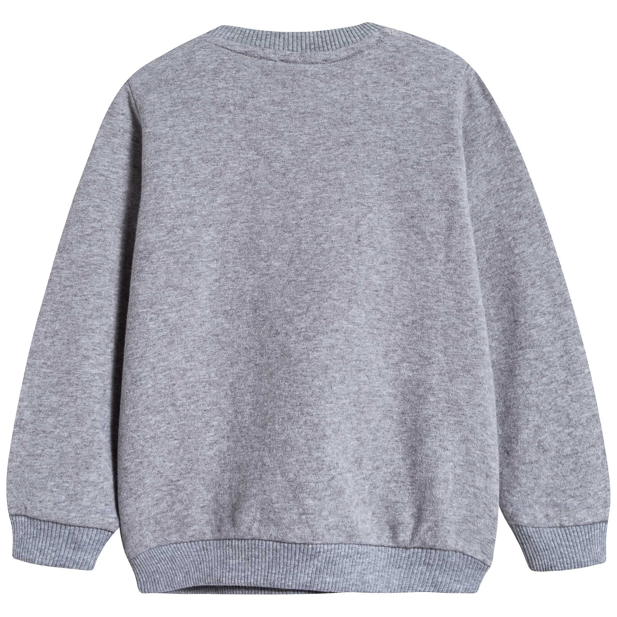 Baby Melange Grey Cotton Sweatshirt
