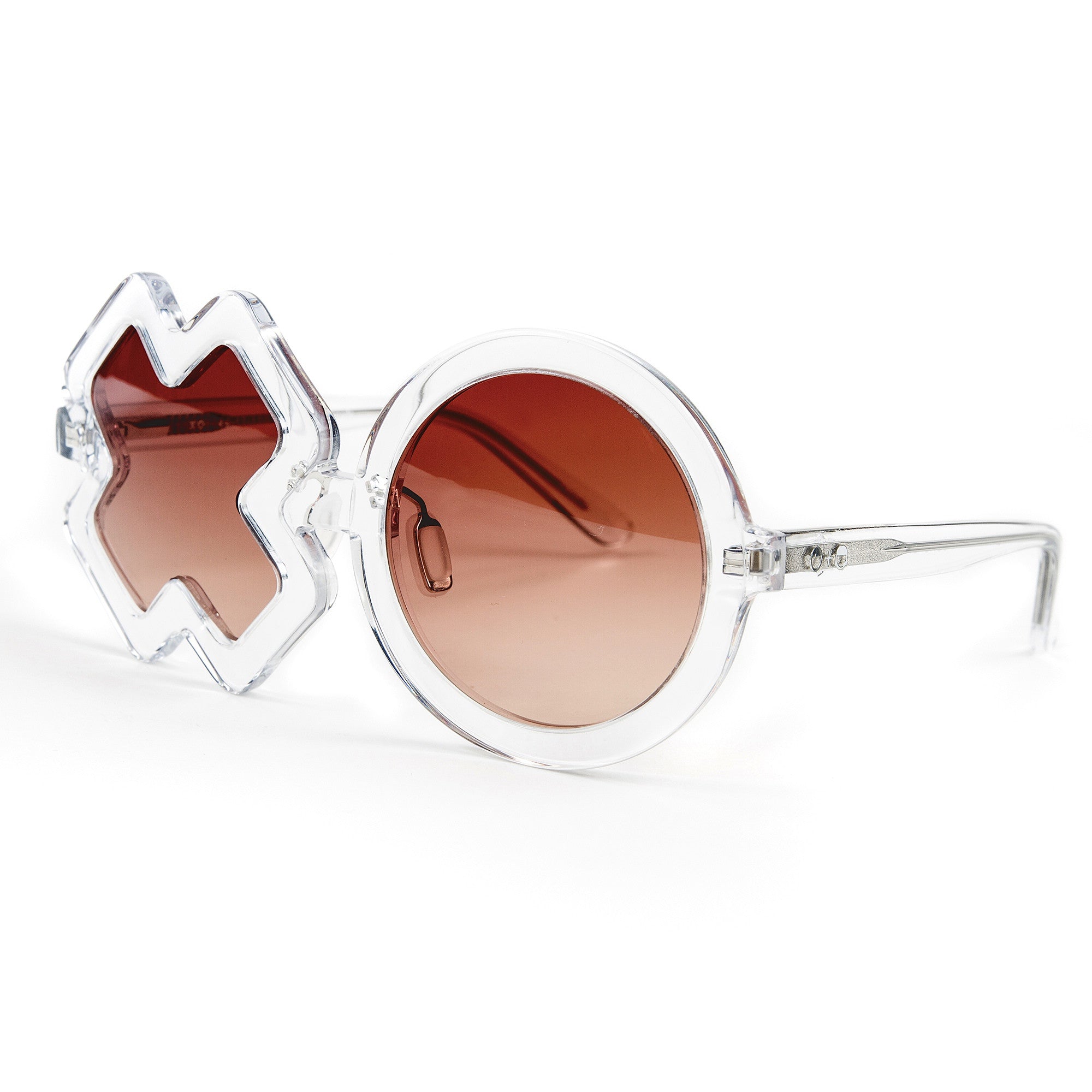 'XO' Clear Sunglasses