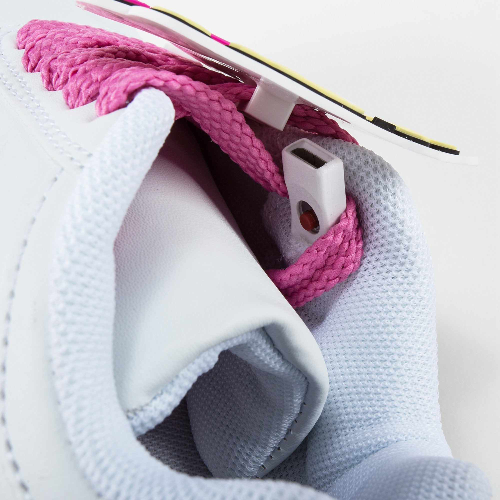 Girls White Flashing Sneakers