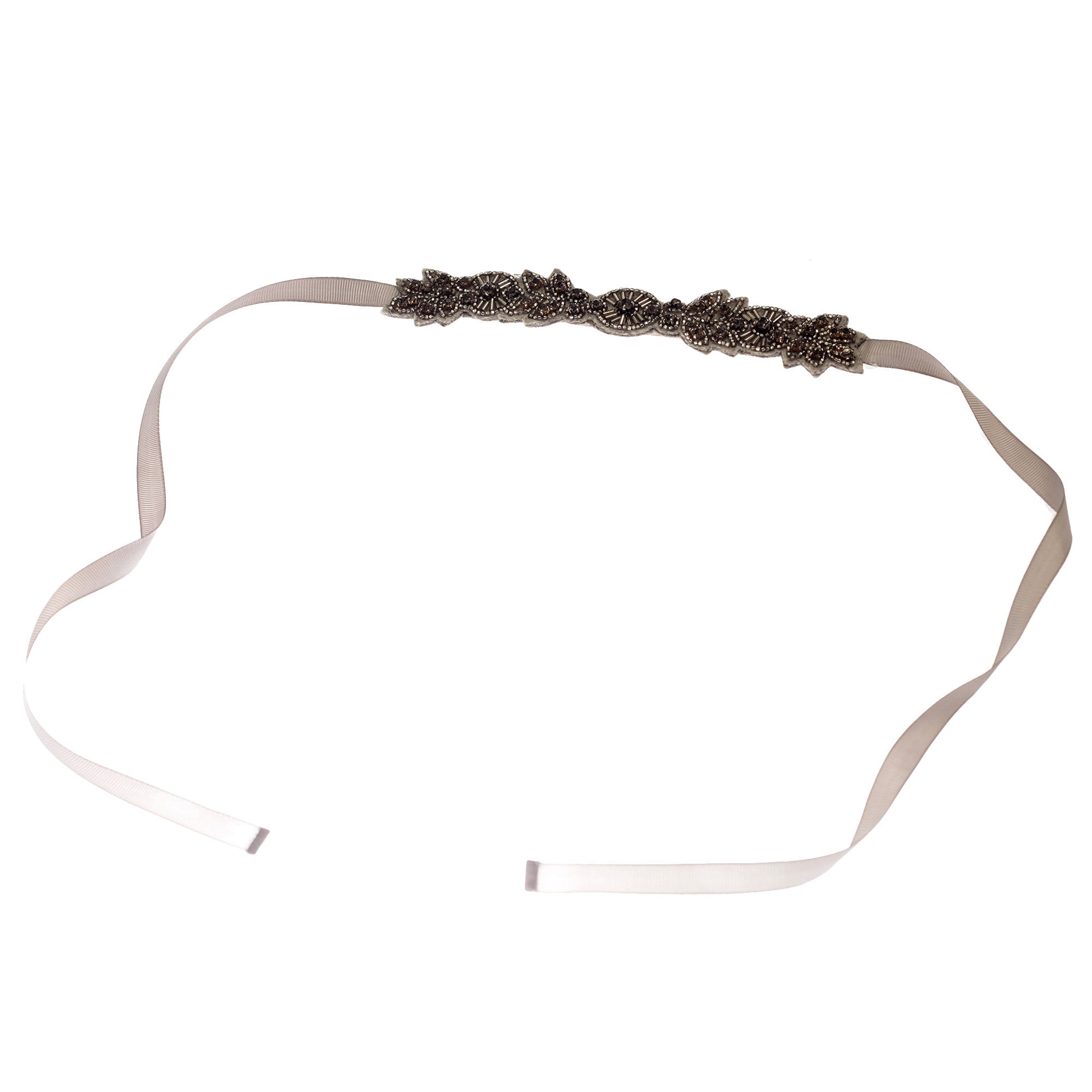 Girls Silver Rhinestone Trims Headband - CÉMAROSE | Children's Fashion Store - 2