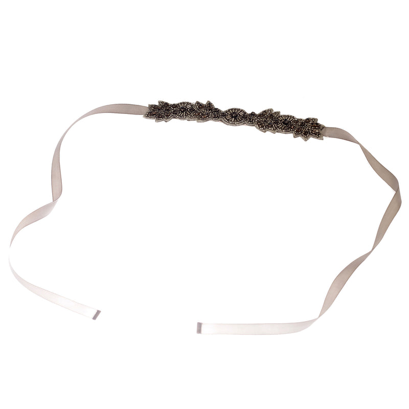 Girls Silver Rhinestone Trims Headband - CÉMAROSE | Children's Fashion Store - 2